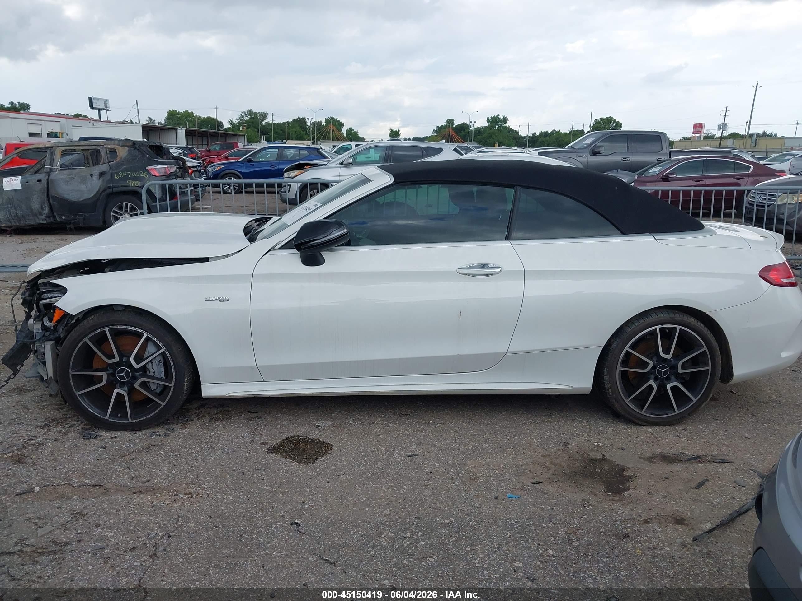 2018 Mercedes-benz Amg C 43 4matic White vin: WDDWK6EB1JF689164