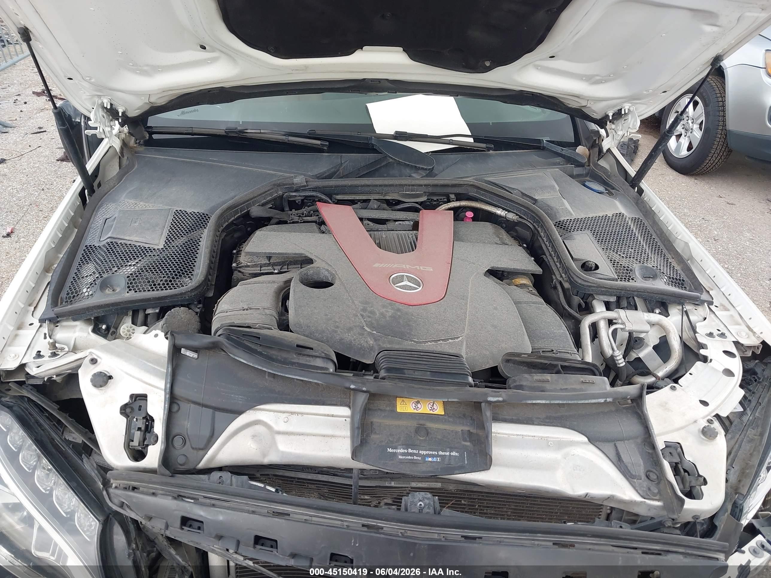 2018 Mercedes-benz Amg C 43 4matic White vin: WDDWK6EB1JF689164