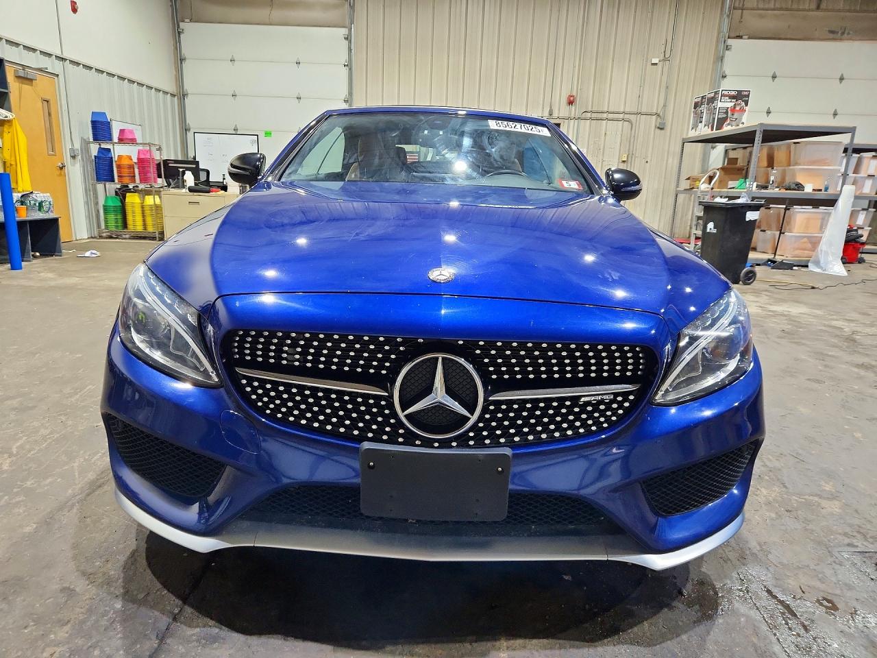 2017 Mercedes-benz C 43 4matic Amg Blue vin: WDDWK6EB7HF570755
