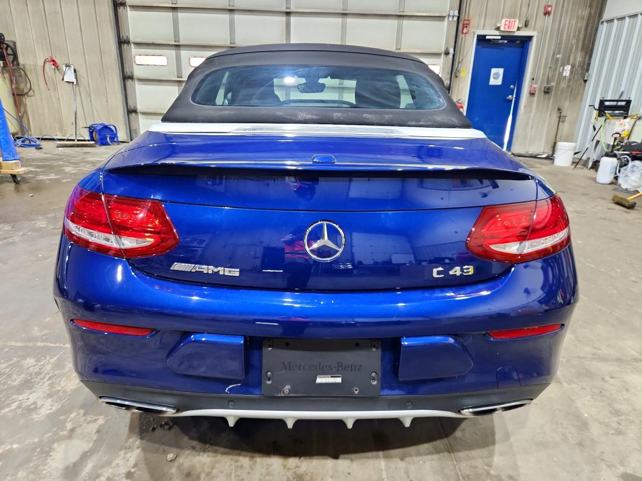 2017 Mercedes-benz C 43 4matic Amg Blue vin: WDDWK6EB7HF570755