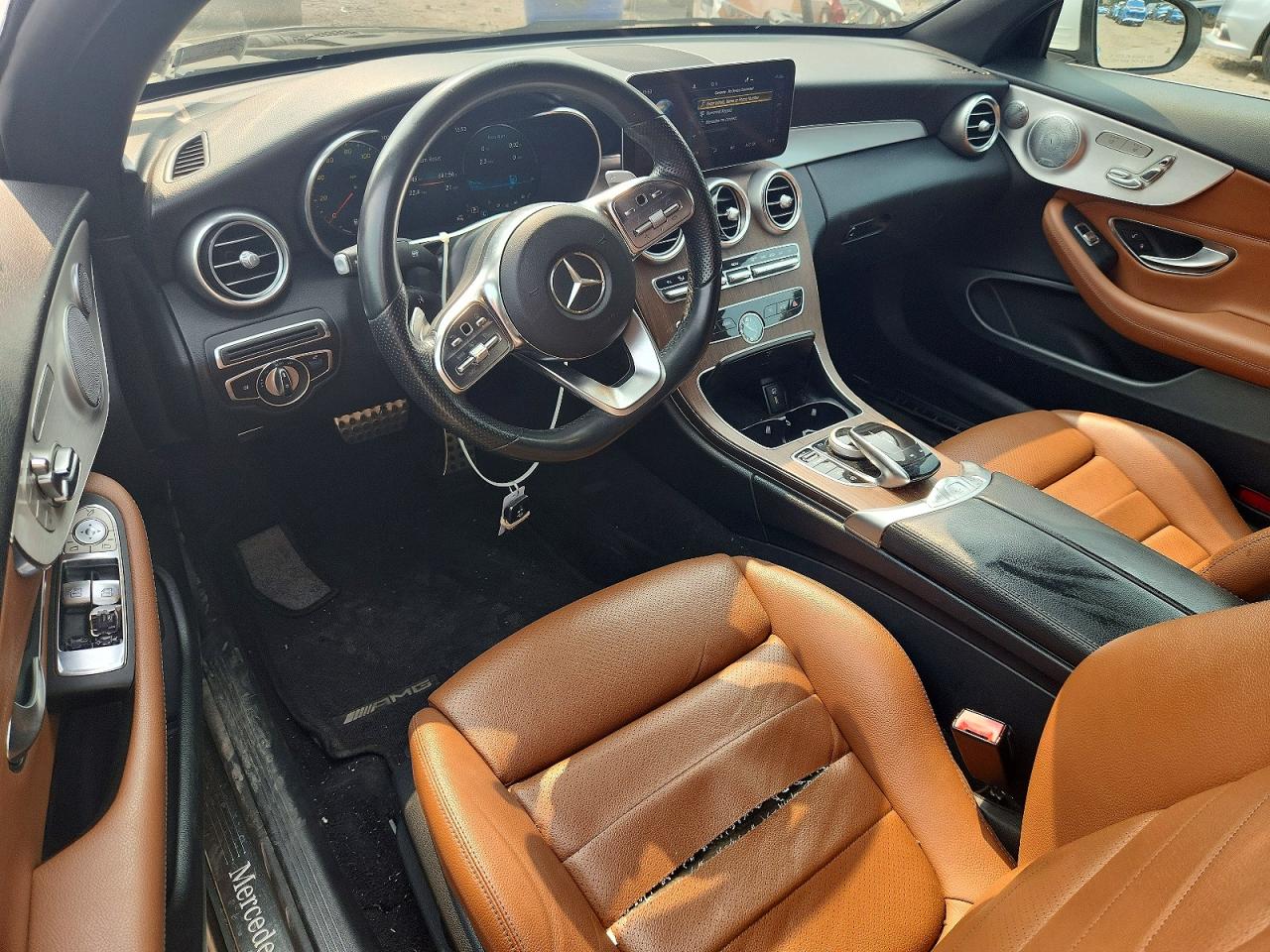 2019 Mercedes-benz C 300 White vin: WDDWK8DB9KF831212