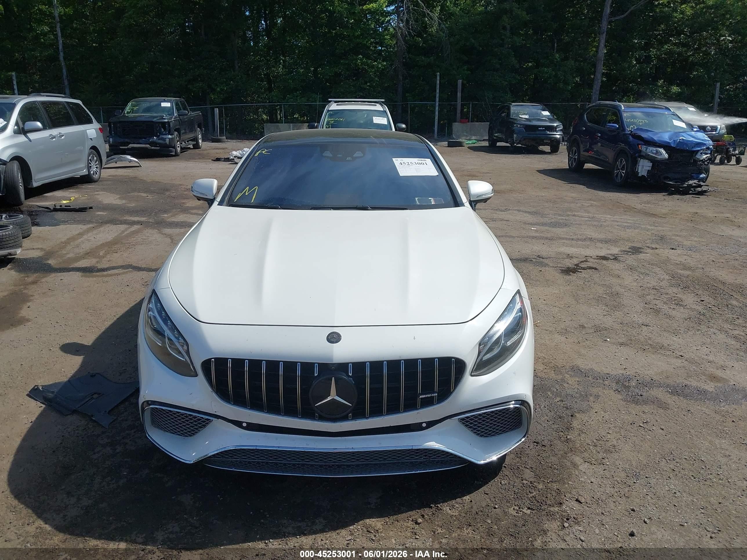 2015 Mercedes-benz S63amg   White vin: WDDXJ7JB3FA005318