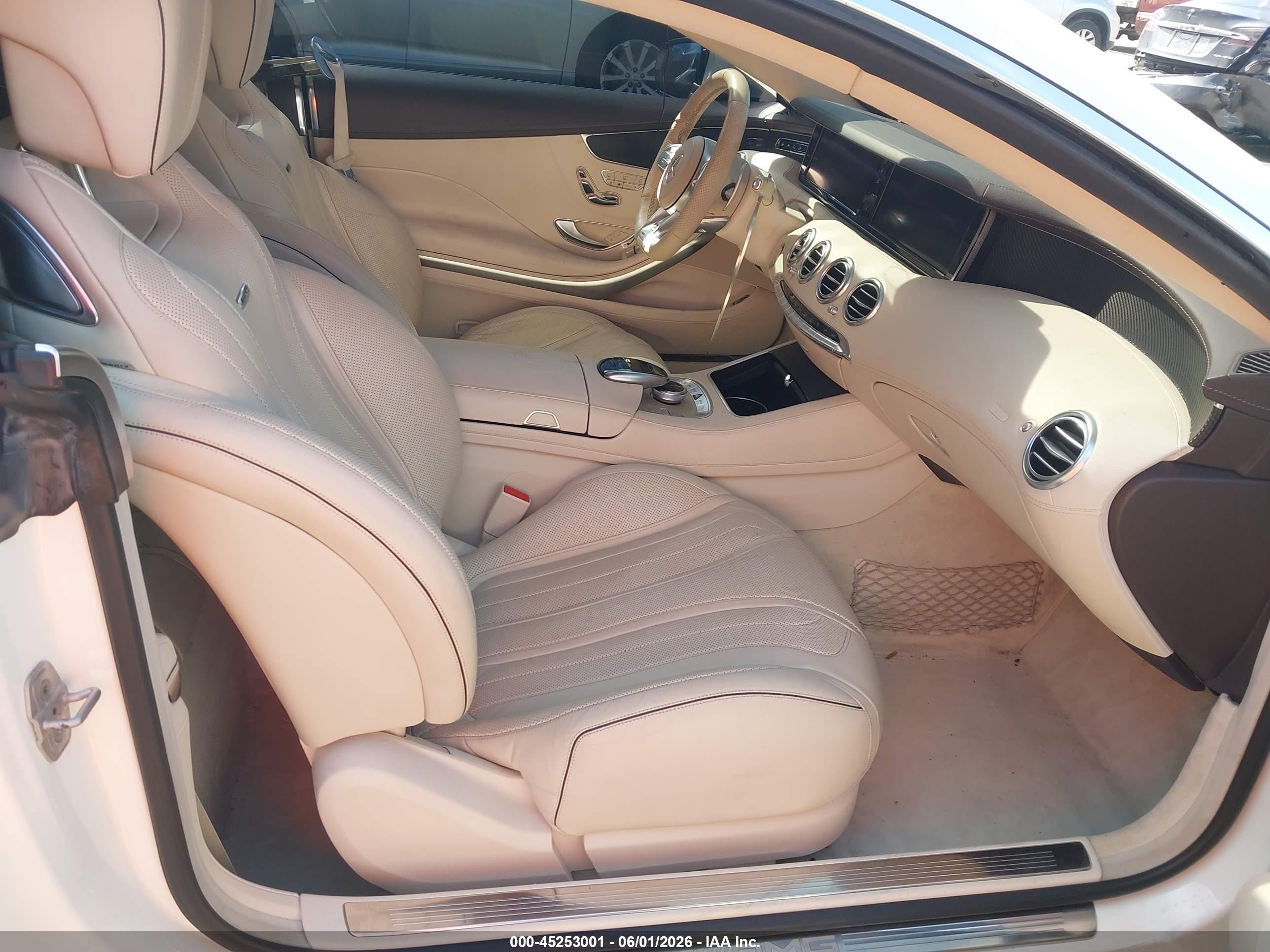 2015 Mercedes-benz S63amg   White vin: WDDXJ7JB3FA005318