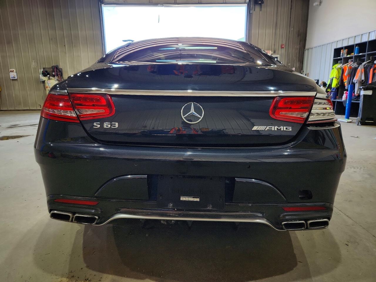 2015 Mercedes-benz S 63 Amg Черный vin: WDDXJ7JBXFA006479