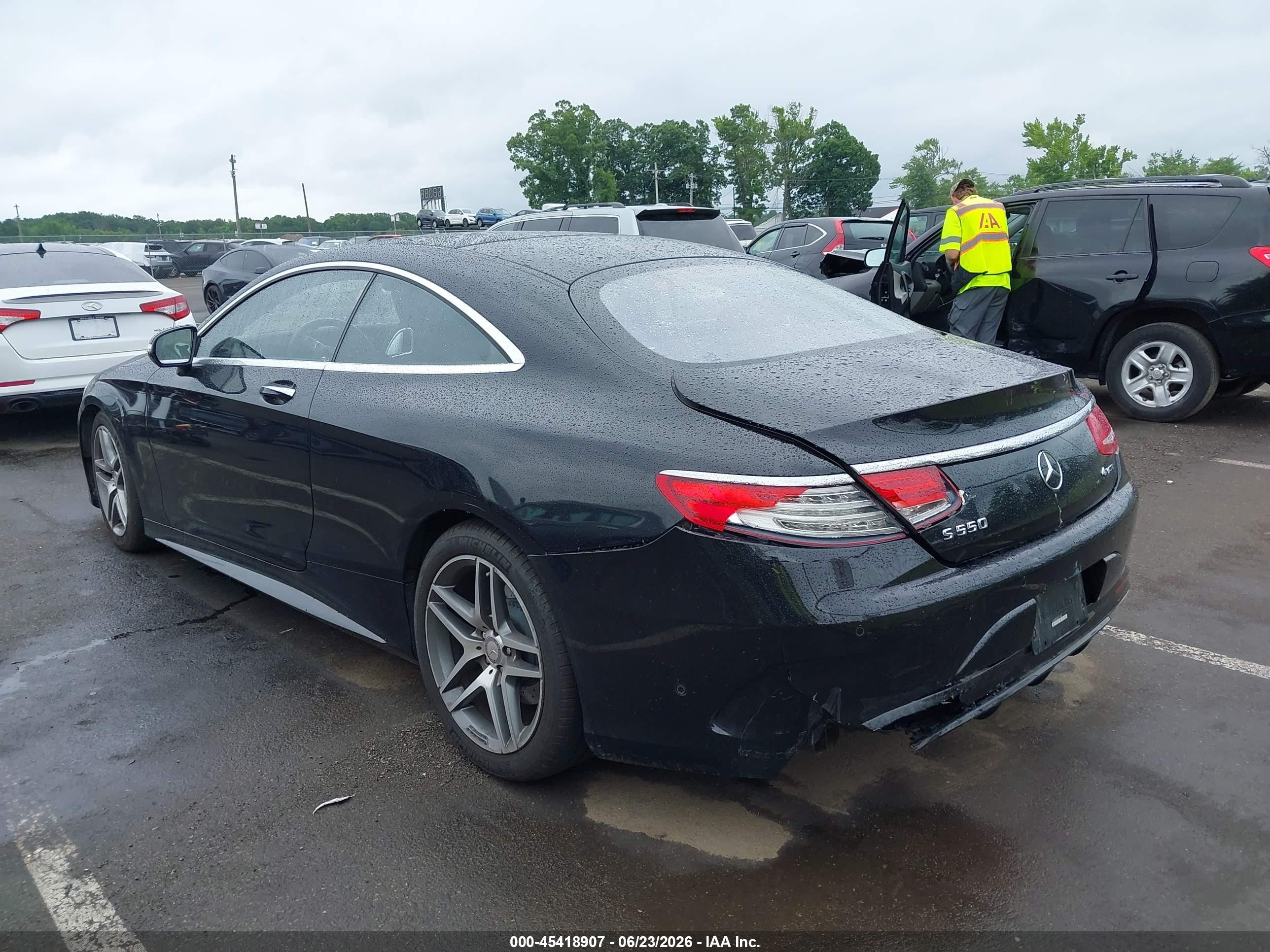 2015 Mercedes-benz S 550 4matic Black vin: WDDXJ8FB4FA001048