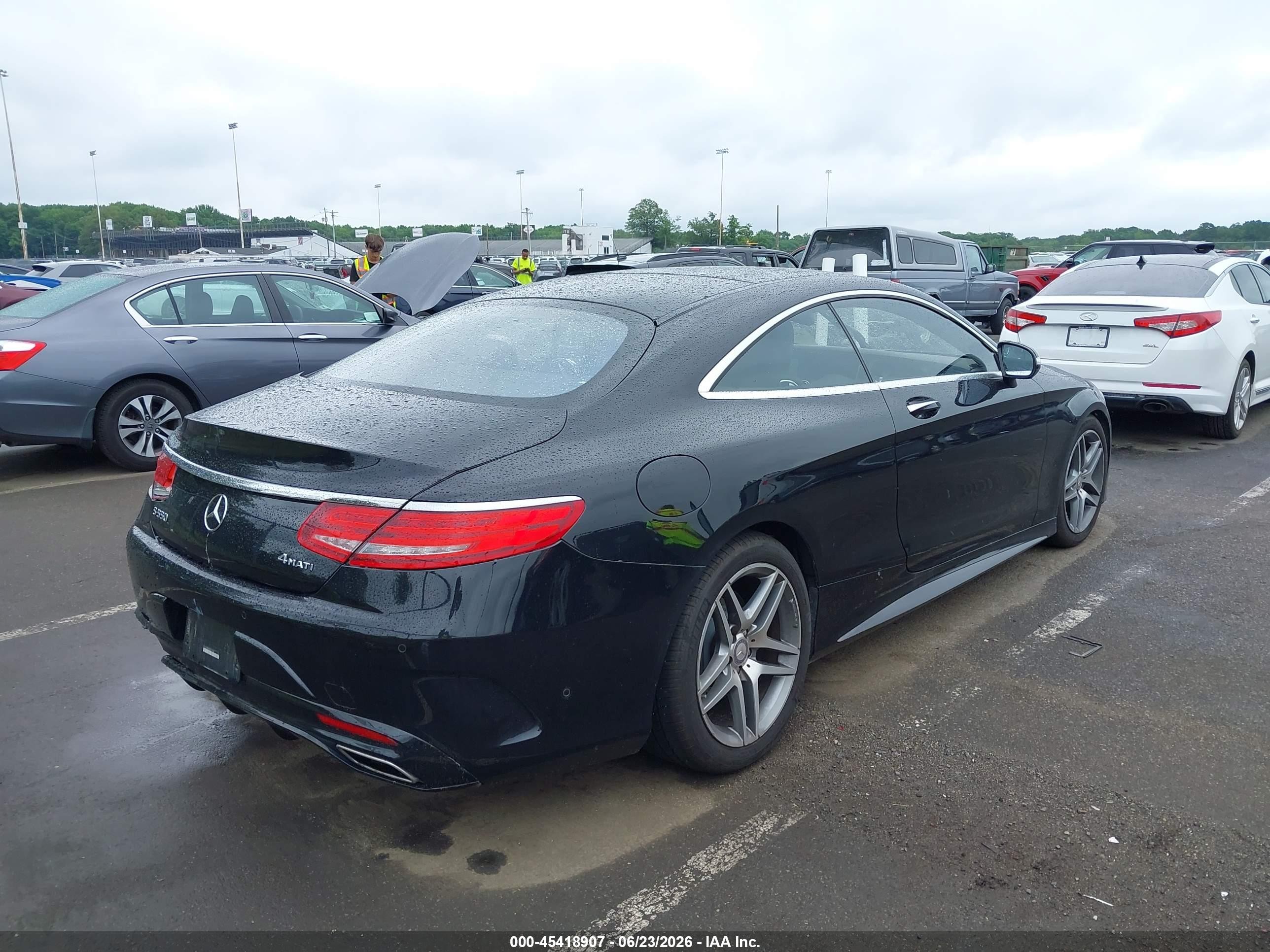 2015 Mercedes-benz S 550 4matic Black vin: WDDXJ8FB4FA001048