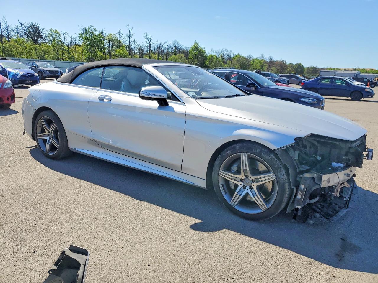 2017 Mercedes-benz S 63 Amg Silver vin: WDDXK7JB5HA019401