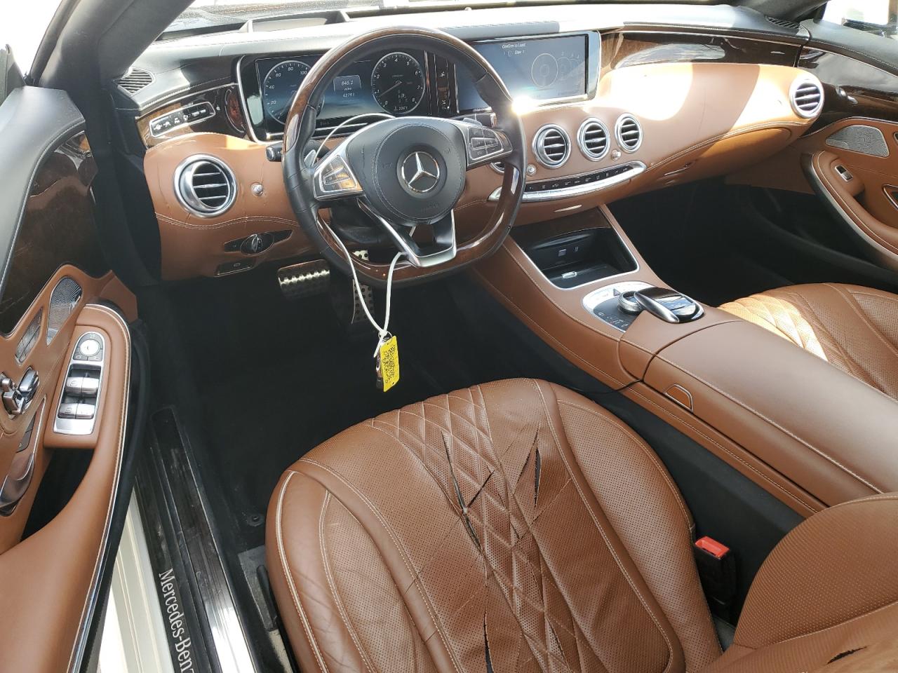 2017 Mercedes-benz S 550 White vin: WDDXK8CB8HA031240