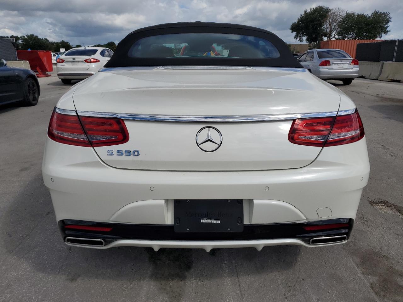 2017 Mercedes-benz S 550 White vin: WDDXK8CB8HA031240