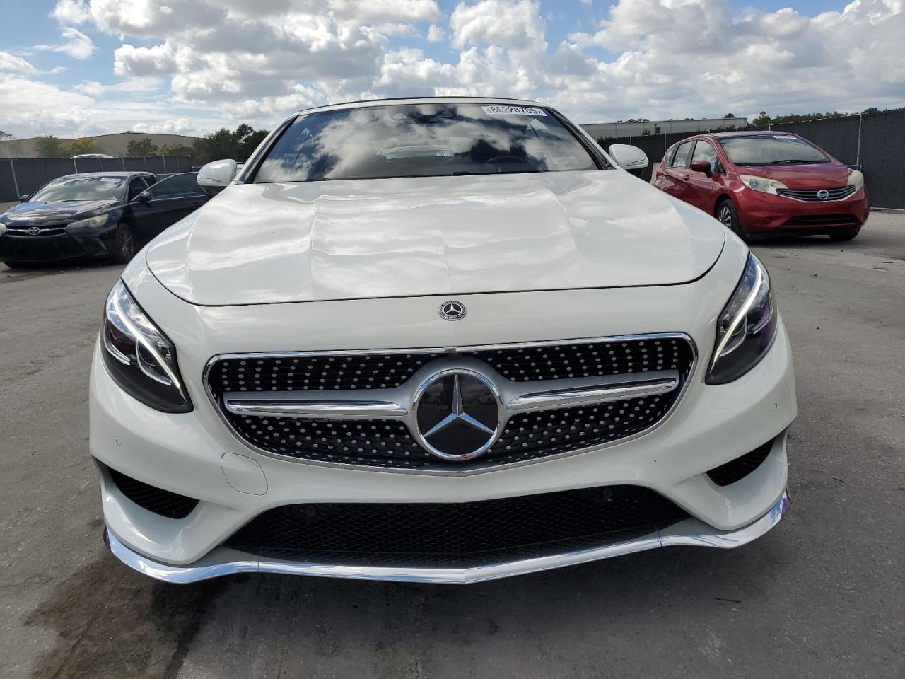 2017 Mercedes-benz S 550 White vin: WDDXK8CB8HA031240