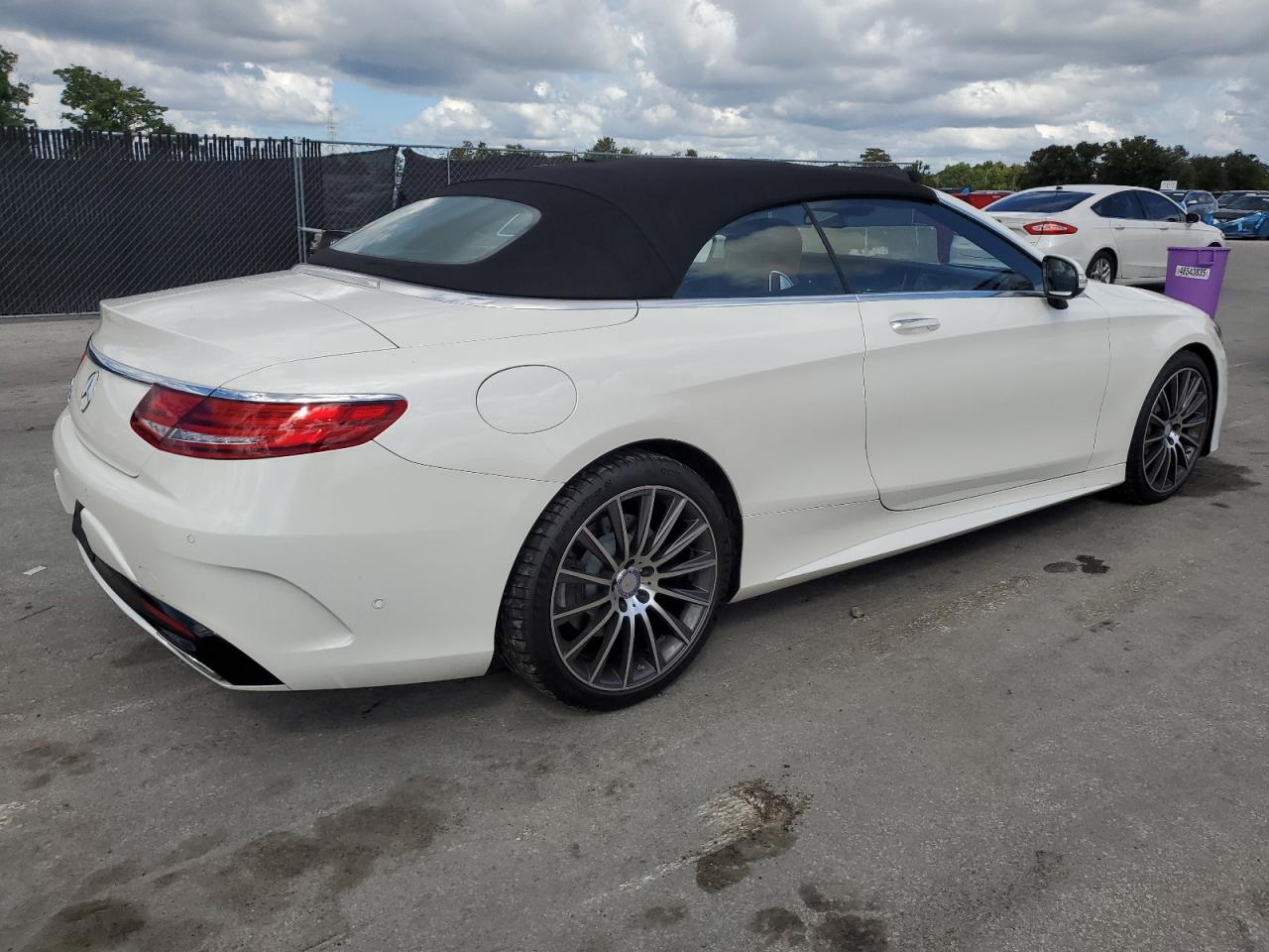 2017 Mercedes-benz S 550 White vin: WDDXK8CB8HA031240