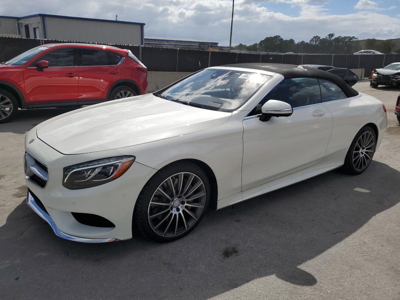 2017 Mercedes-benz S 550 White vin: WDDXK8CB8HA031240