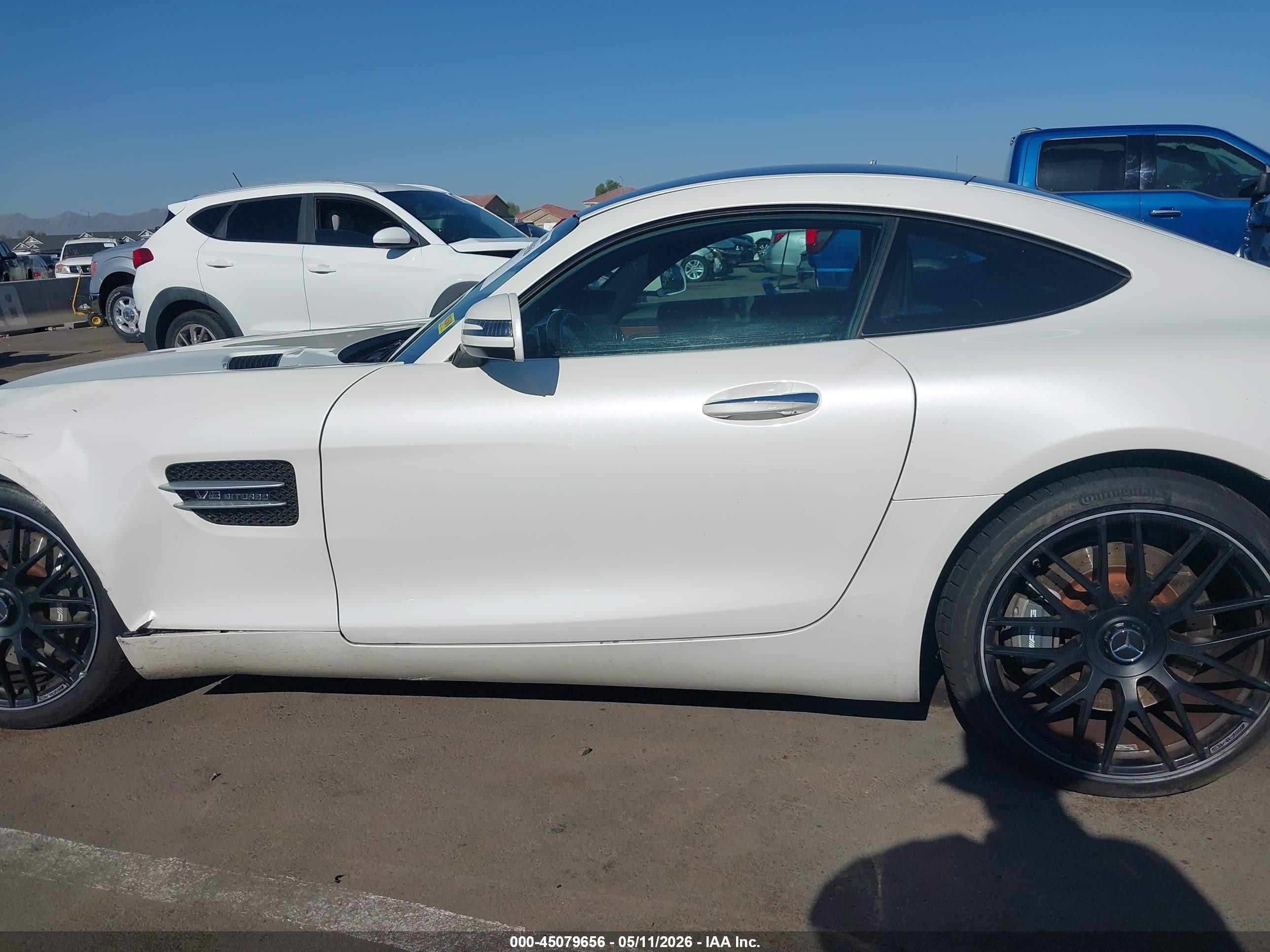 2017 Mercedes-benz Amg Gt   Белый vin: WDDYJ7HA4HA012234