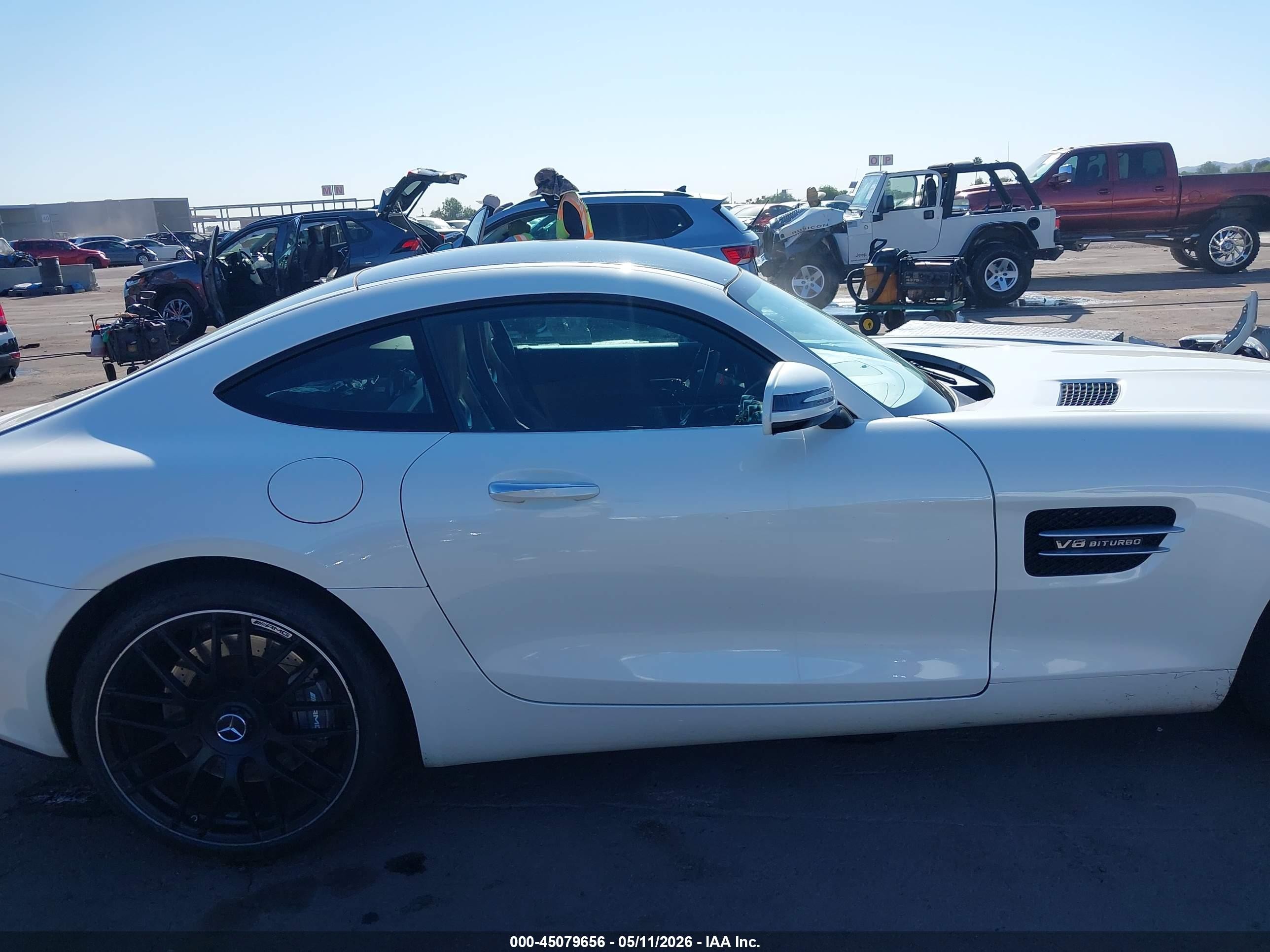 2017 Mercedes-benz Amg Gt   Белый vin: WDDYJ7HA4HA012234