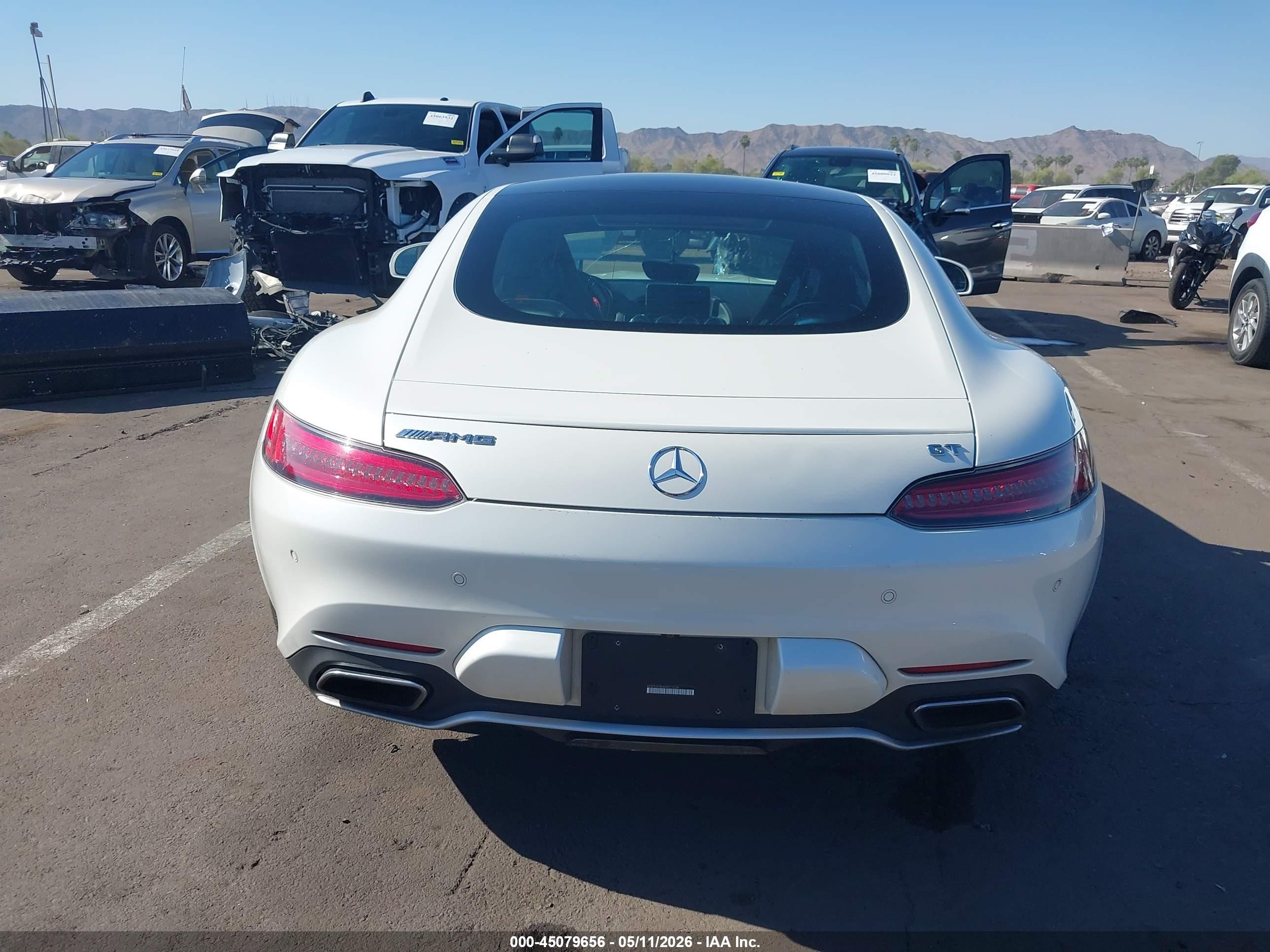 2017 Mercedes-benz Amg Gt   Белый vin: WDDYJ7HA4HA012234