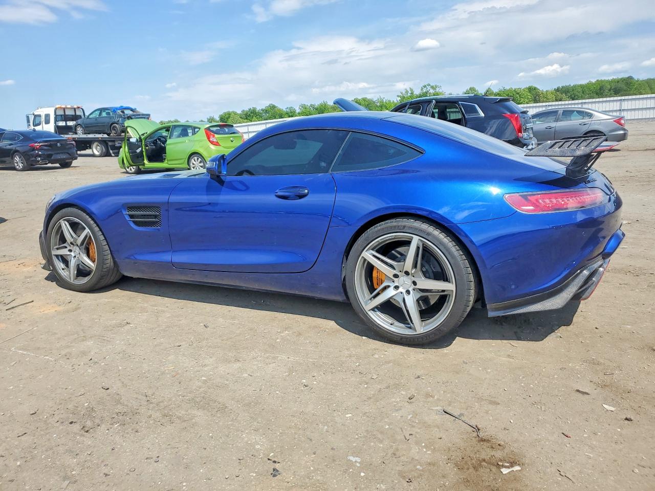 2016 Mercedes-benz Amg Gt S Blue vin: WDDYJ7JAXGA009203