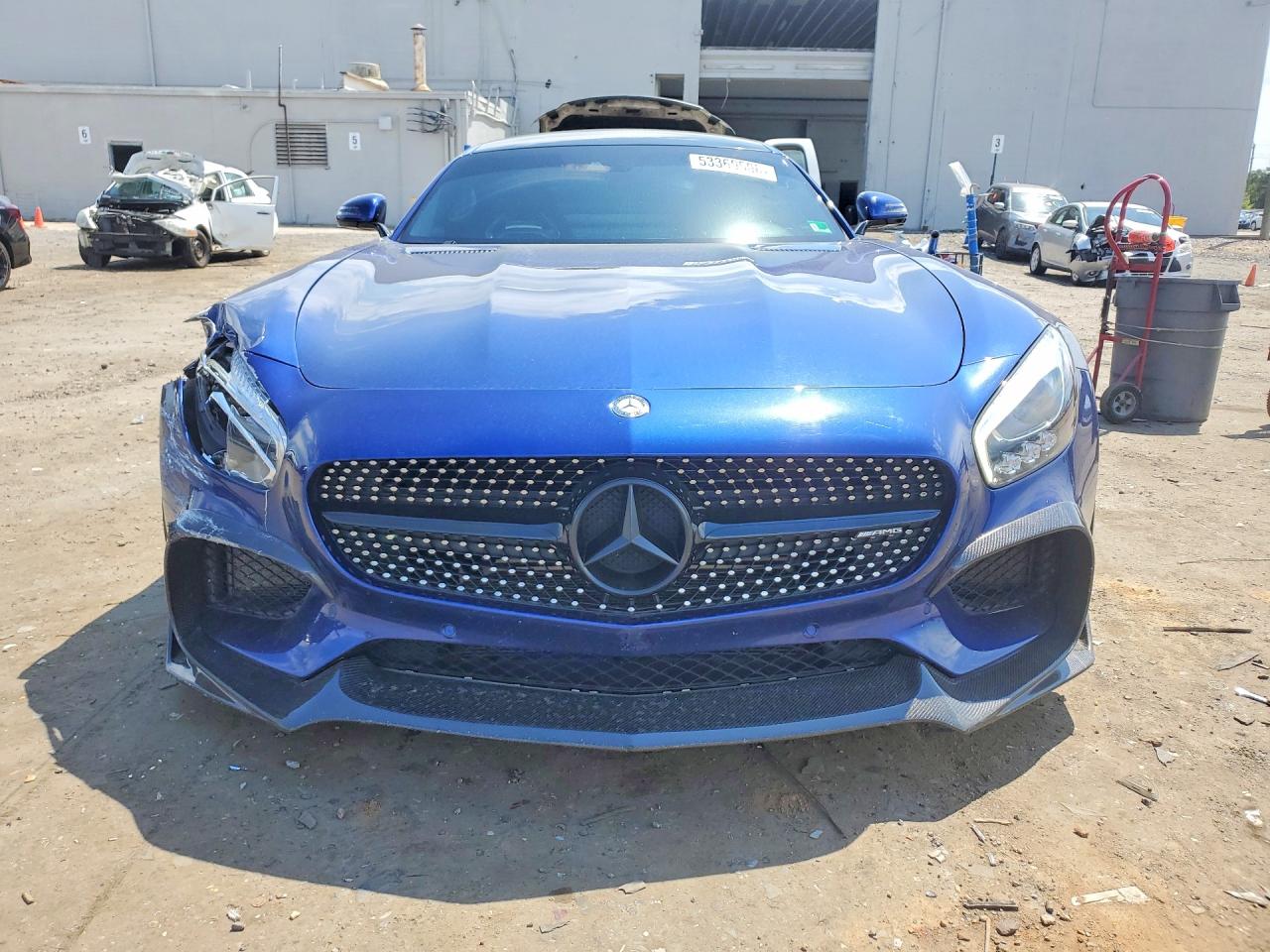 2016 Mercedes-benz Amg Gt S Blue vin: WDDYJ7JAXGA009203