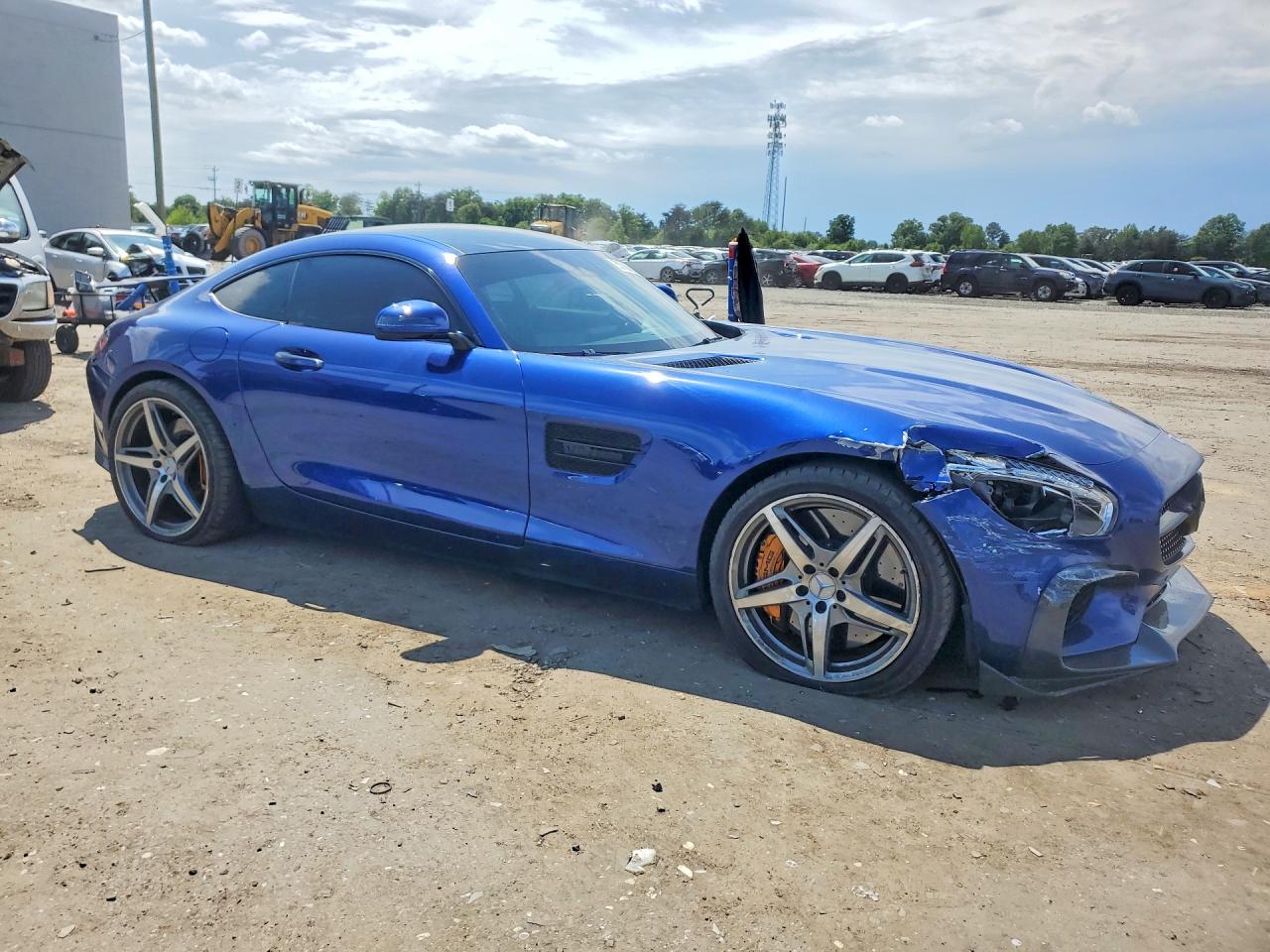 2016 Mercedes-benz Amg Gt S Blue vin: WDDYJ7JAXGA009203