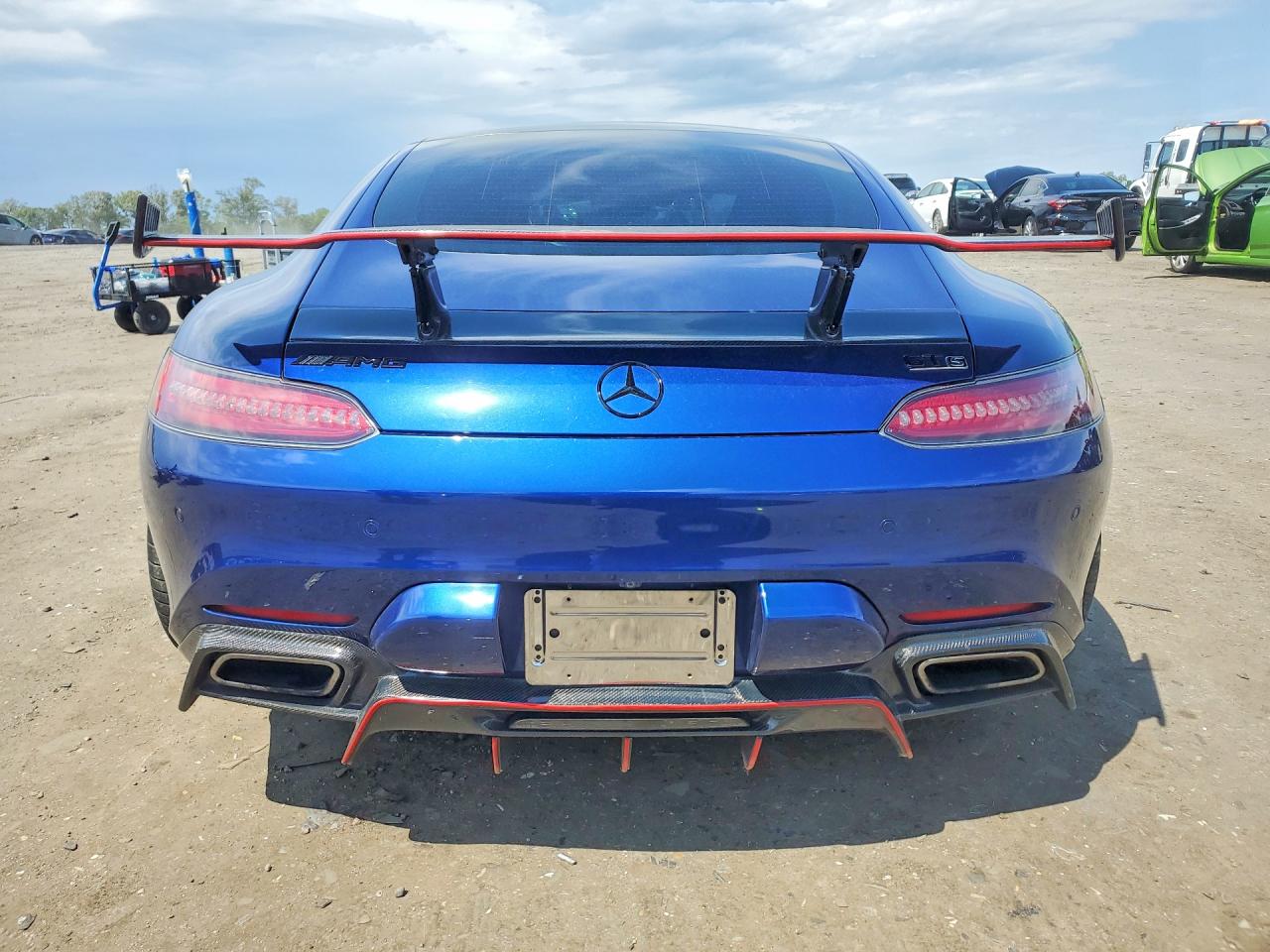 2016 Mercedes-benz Amg Gt S Blue vin: WDDYJ7JAXGA009203