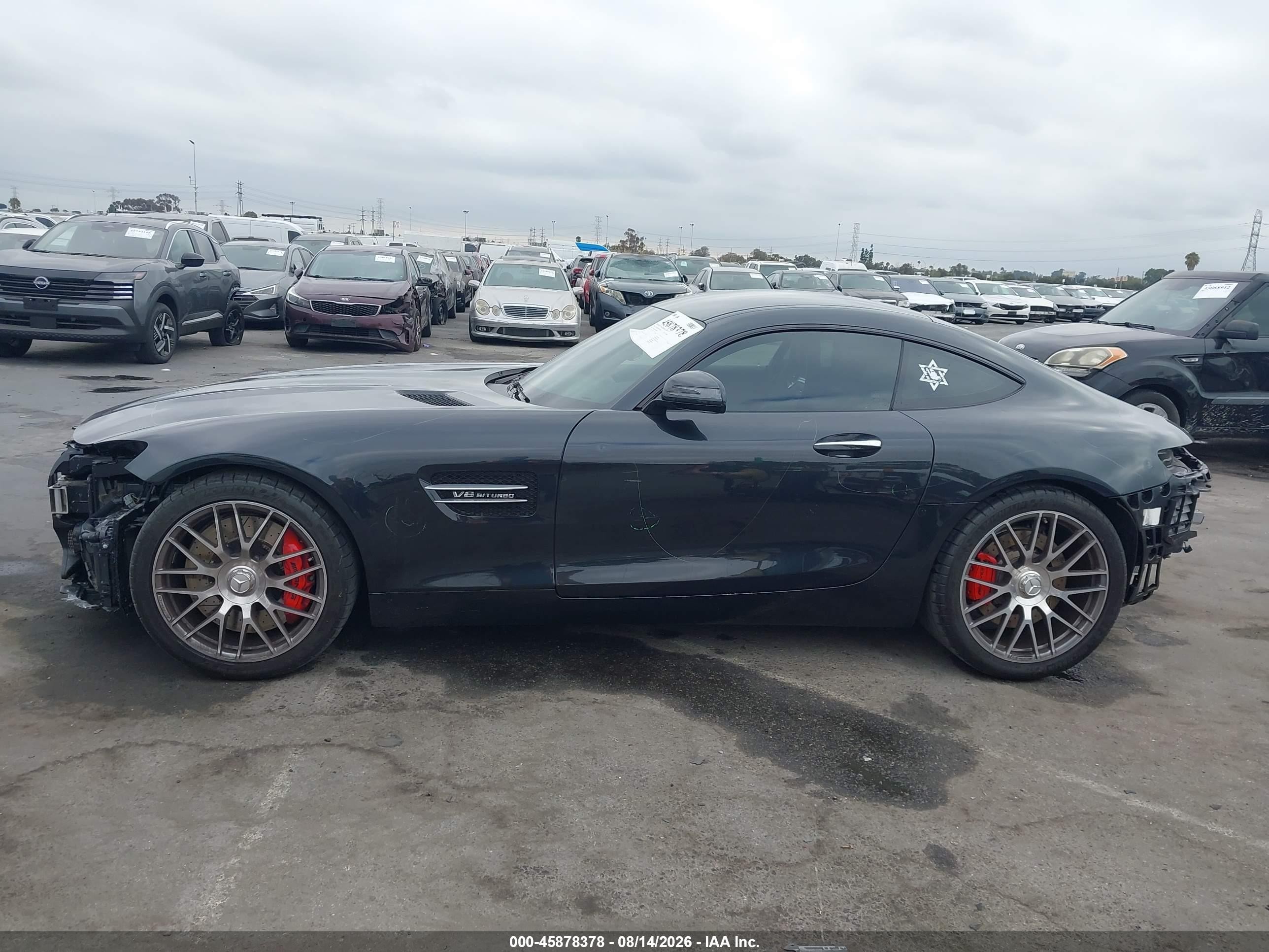2016 Mercedes-benz Gt S Amg Black vin: WDDYJAJA3GA000680