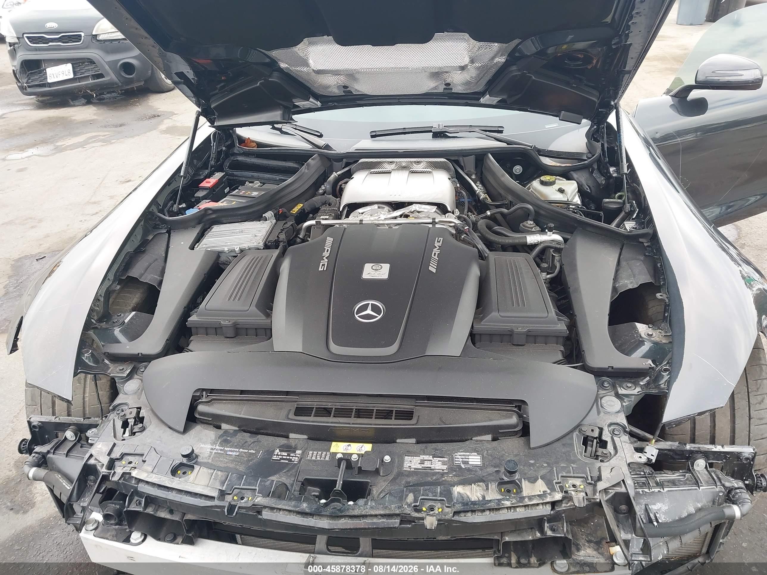 2016 Mercedes-benz Gt S Amg Black vin: WDDYJAJA3GA000680