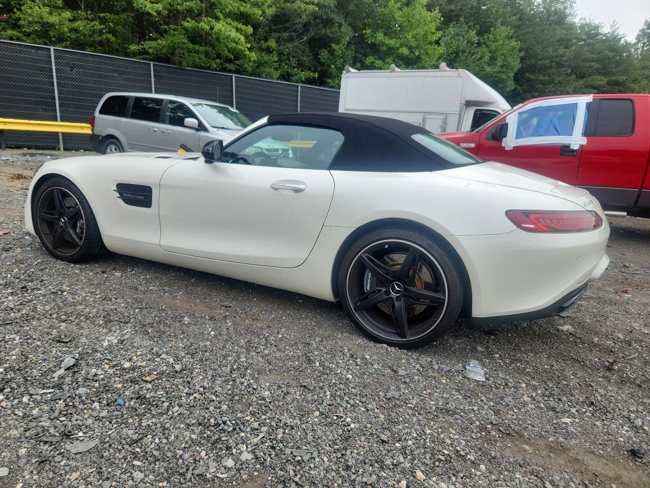 2018 Mercedes-benz Amg Gt White vin: WDDYK7HA6JA018149