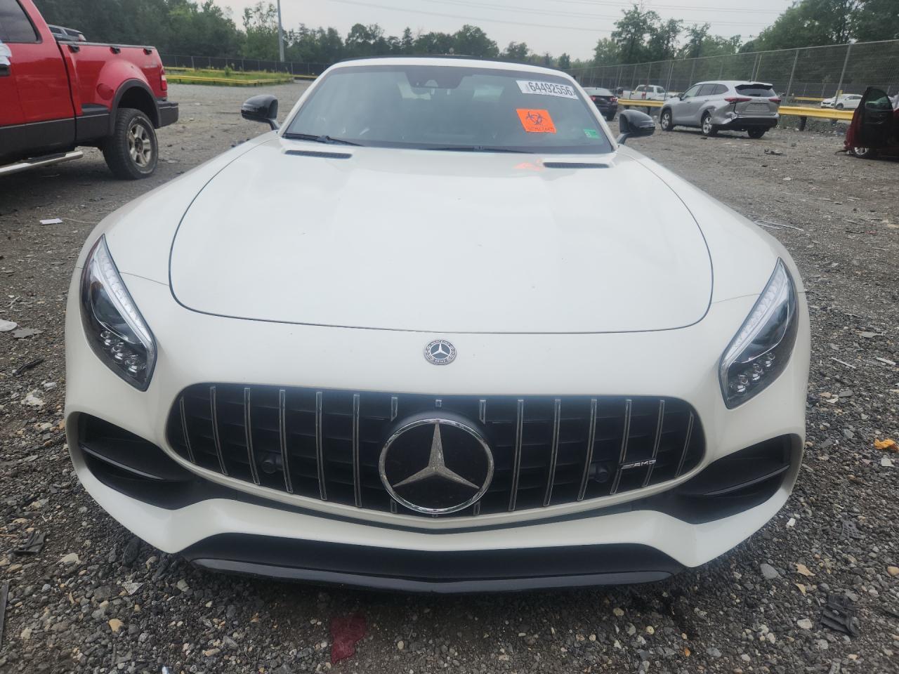 2018 Mercedes-benz Amg Gt White vin: WDDYK7HA6JA018149