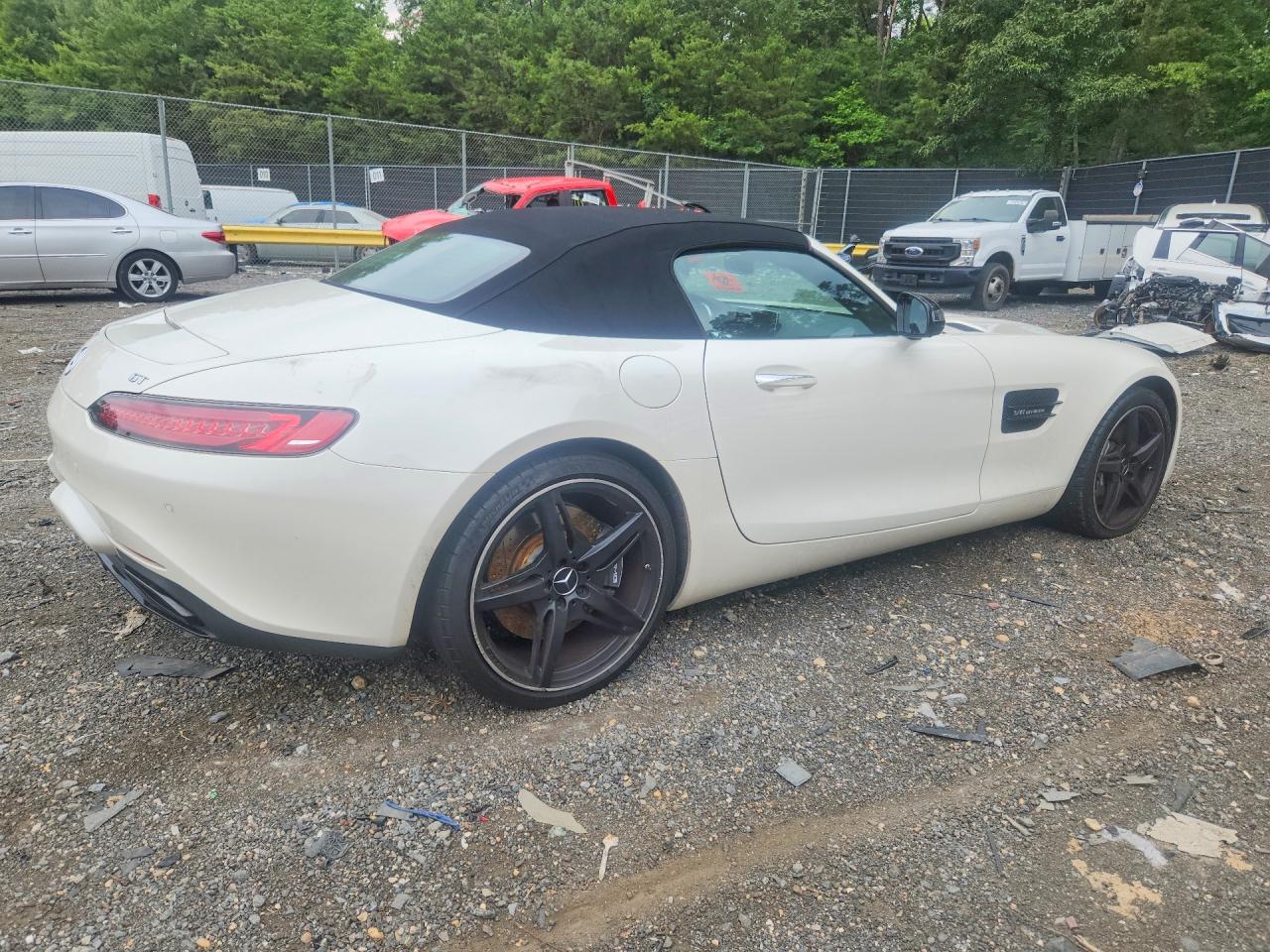 2018 Mercedes-benz Amg Gt White vin: WDDYK7HA6JA018149
