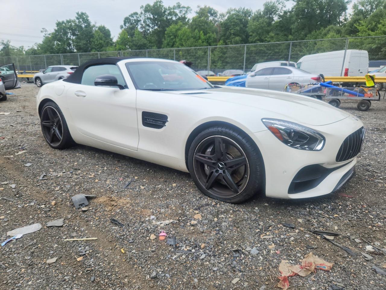 2018 Mercedes-benz Amg Gt White vin: WDDYK7HA6JA018149