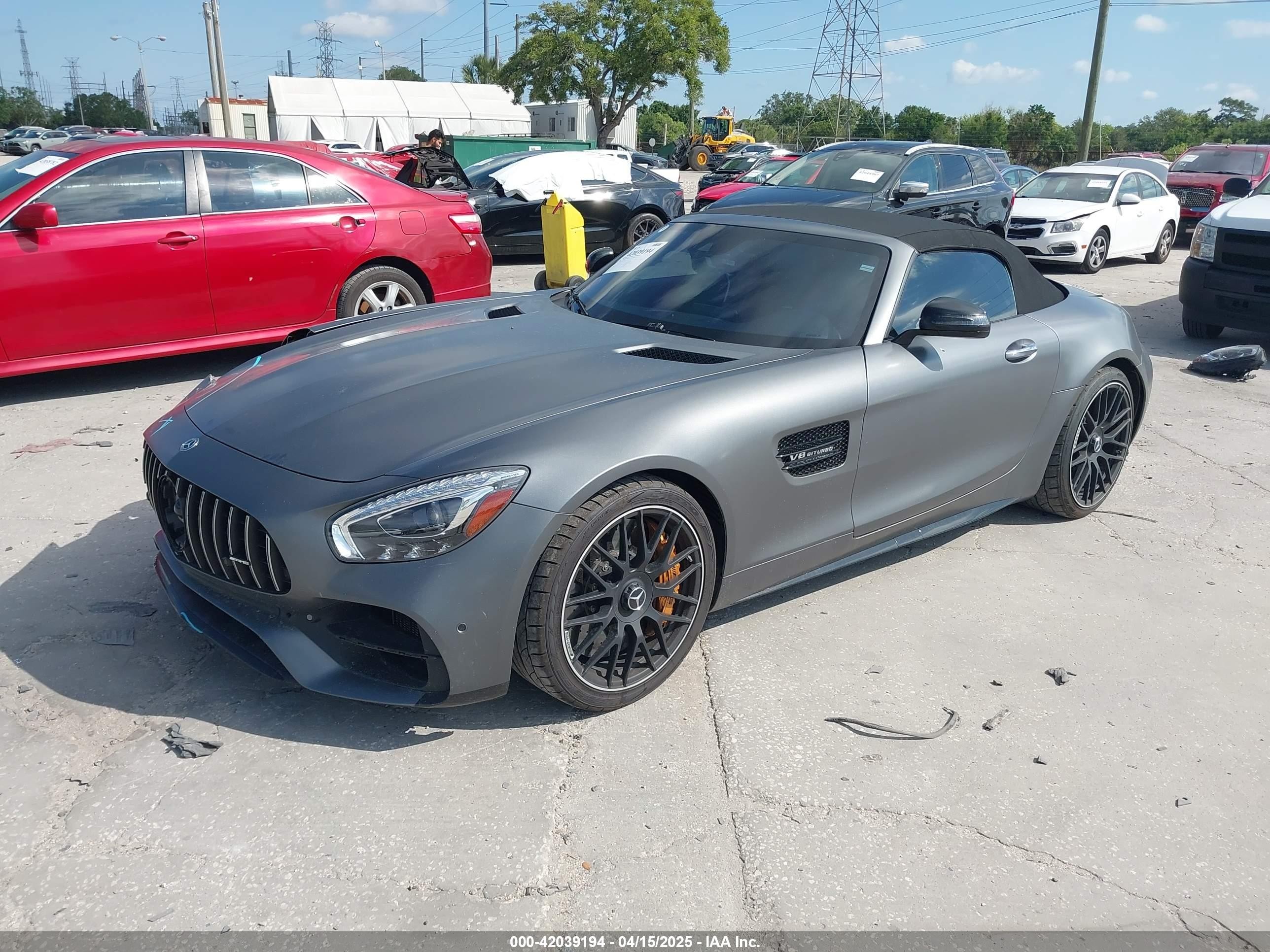 2018 Mercedes-benz Amg Gt C   Gray vin: WDDYK8AA3JA014446