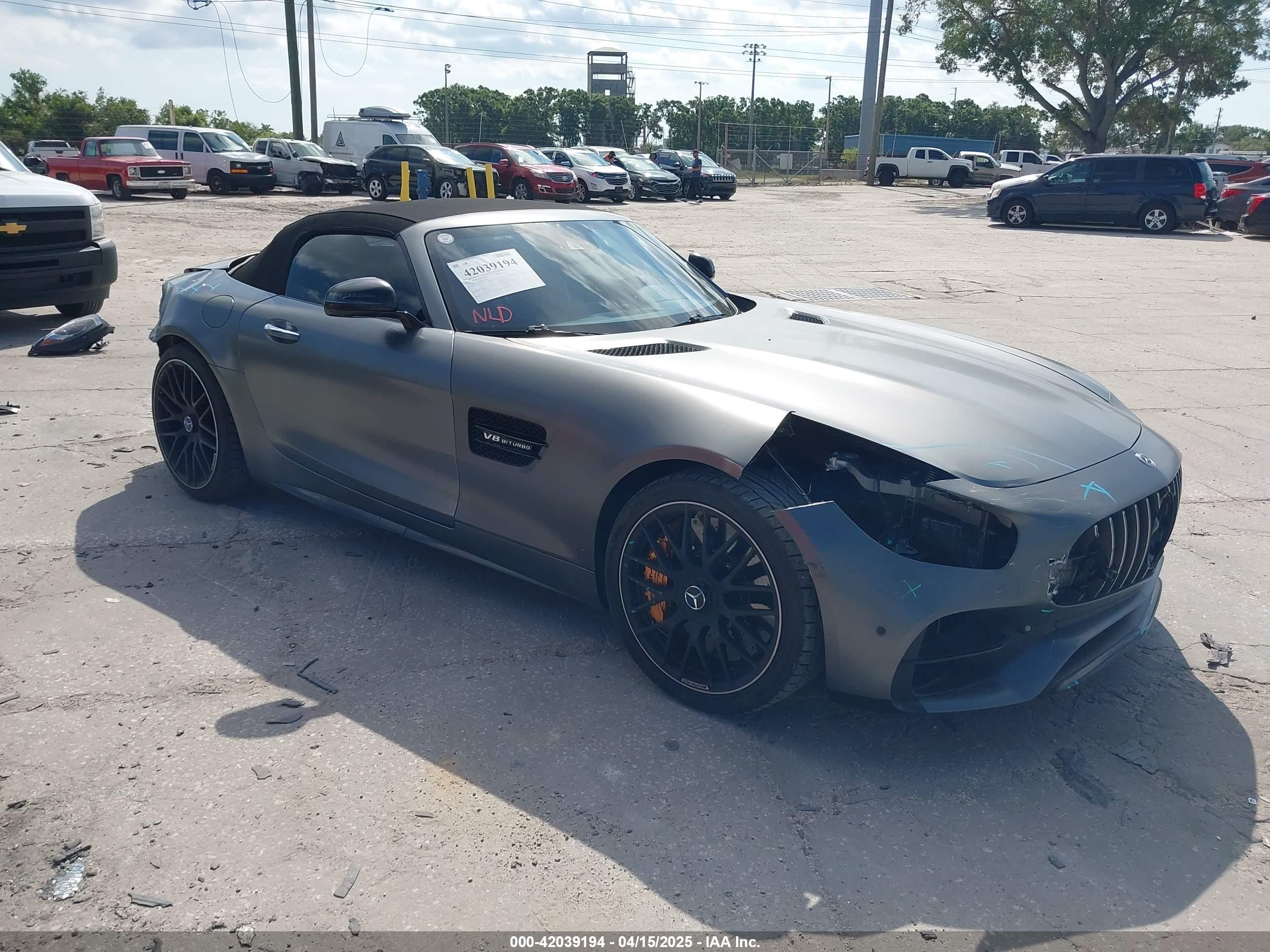 2018 Mercedes-benz Amg Gt C   Gray vin: WDDYK8AA3JA014446
