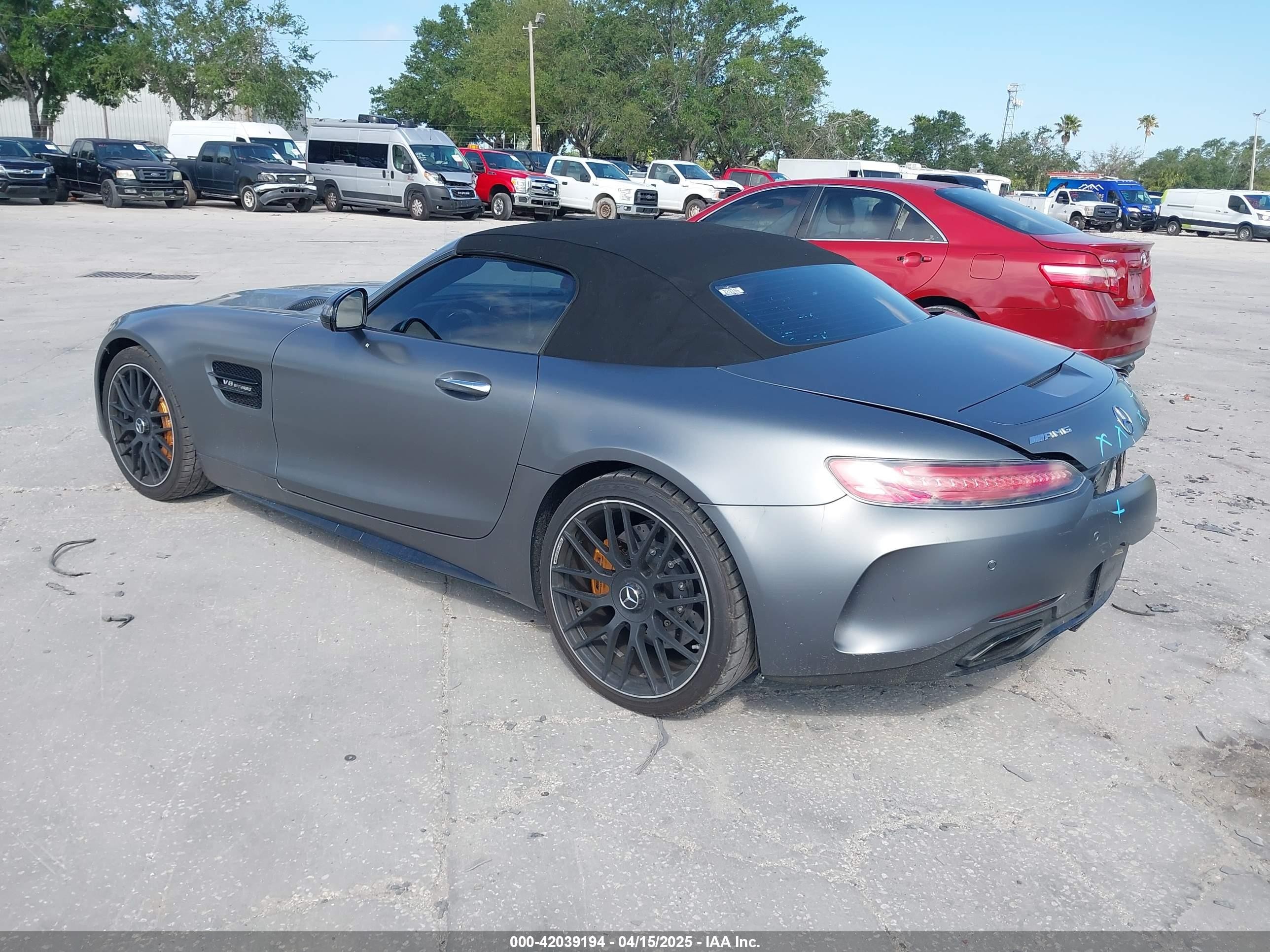 2018 Mercedes-benz Amg Gt C   Gray vin: WDDYK8AA3JA014446