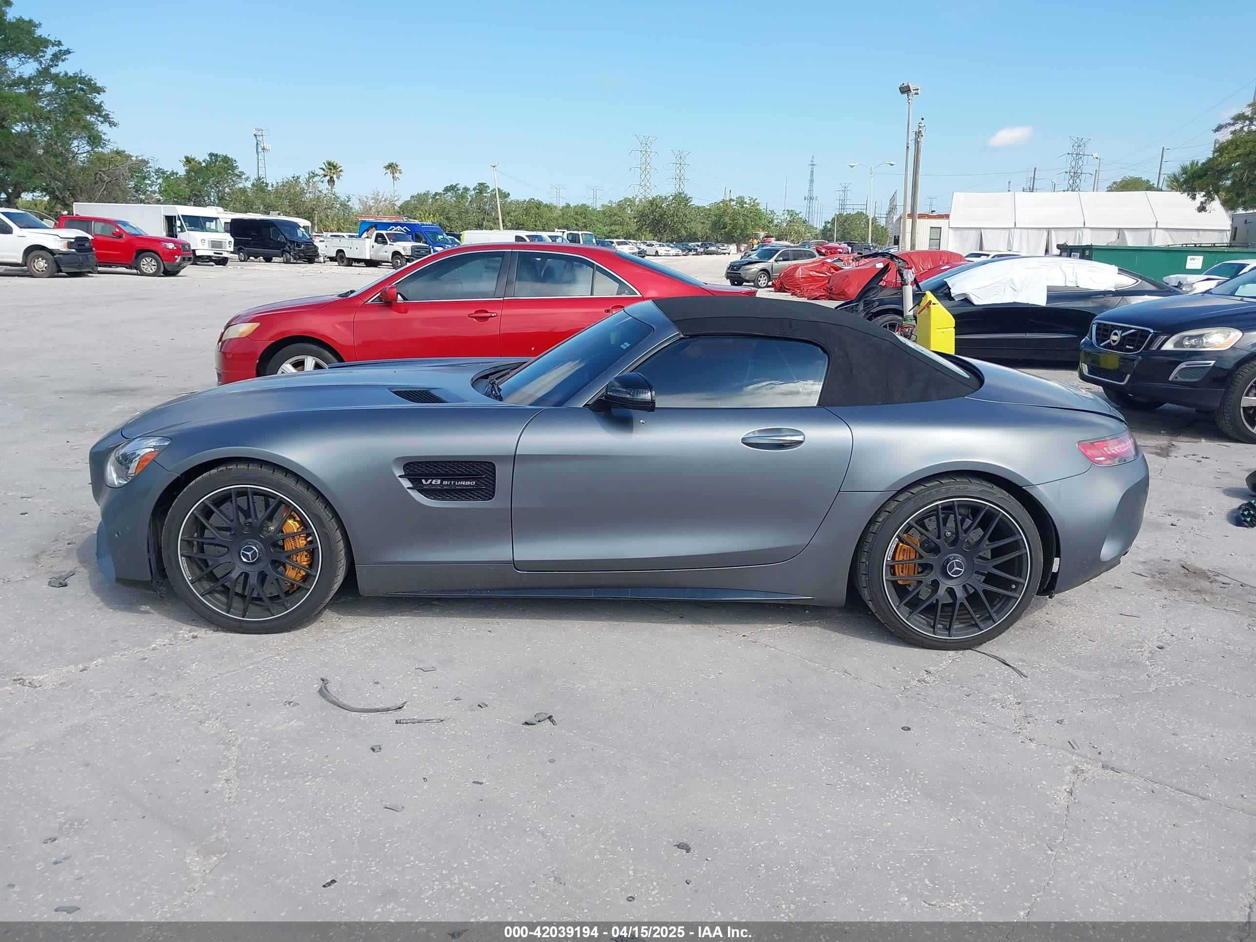 2018 Mercedes-benz Amg Gt C   Gray vin: WDDYK8AA3JA014446