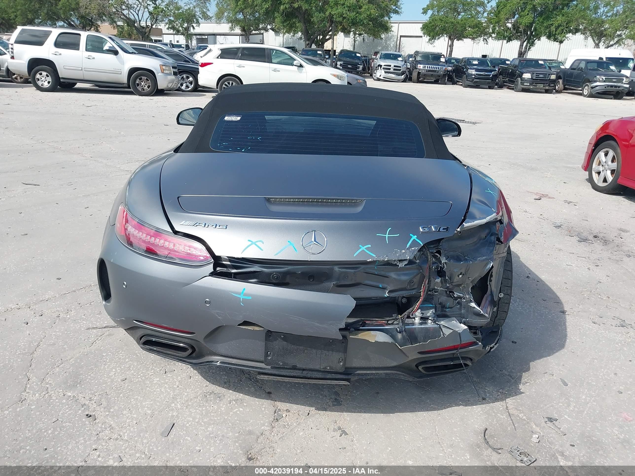 2018 Mercedes-benz Amg Gt C   Gray vin: WDDYK8AA3JA014446