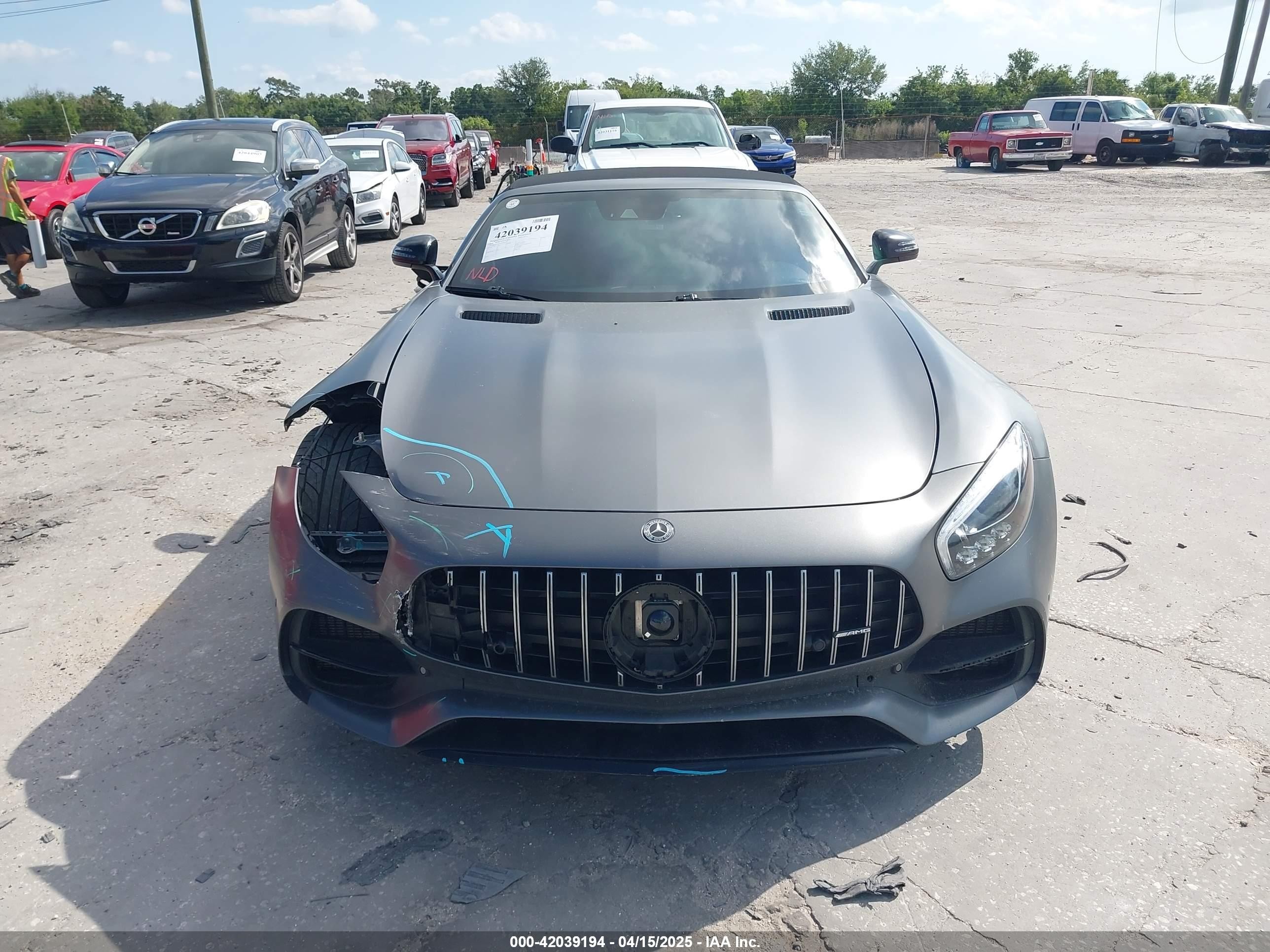 2018 Mercedes-benz Amg Gt C   Gray vin: WDDYK8AA3JA014446