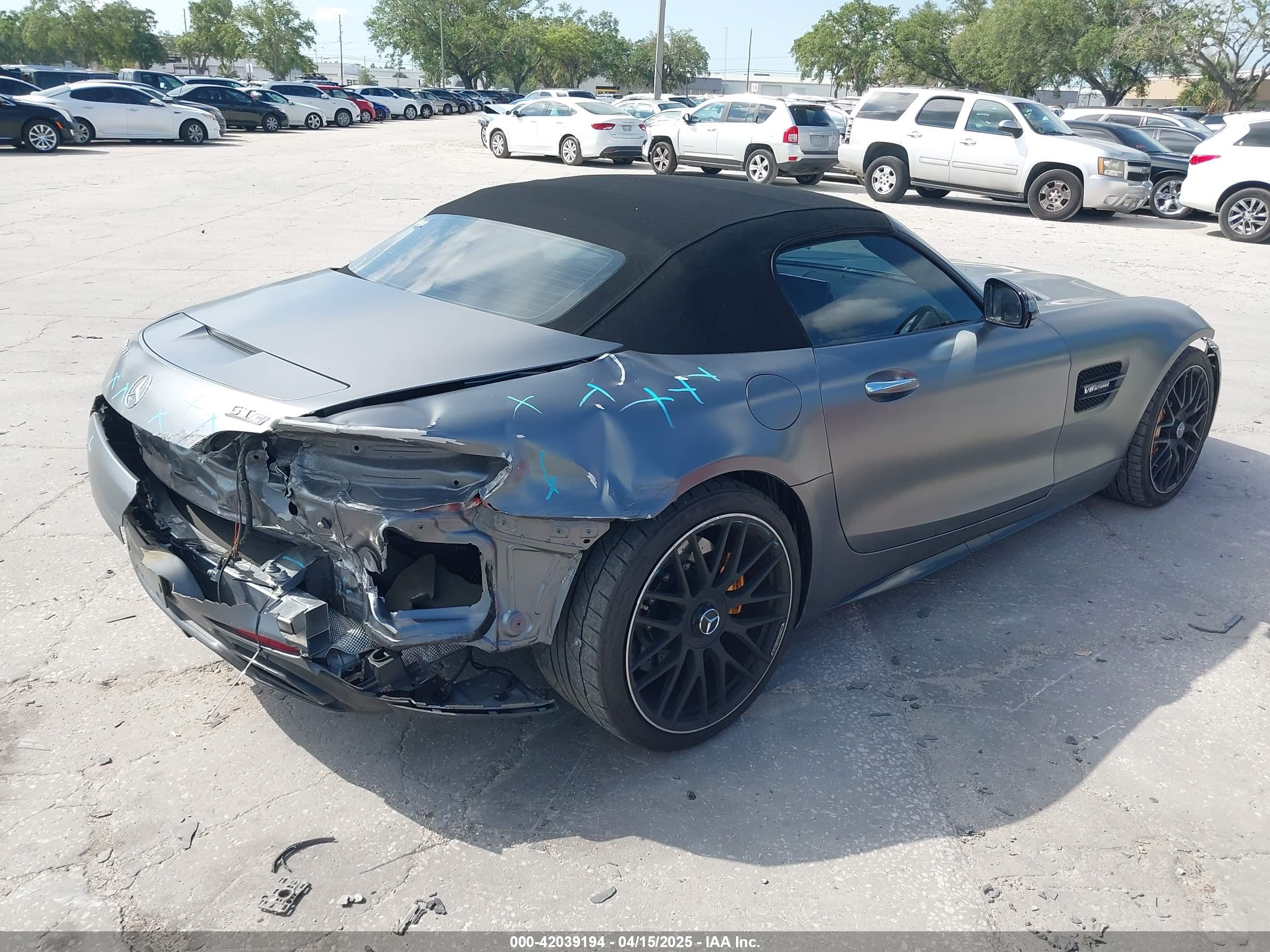 2018 Mercedes-benz Amg Gt C   Gray vin: WDDYK8AA3JA014446