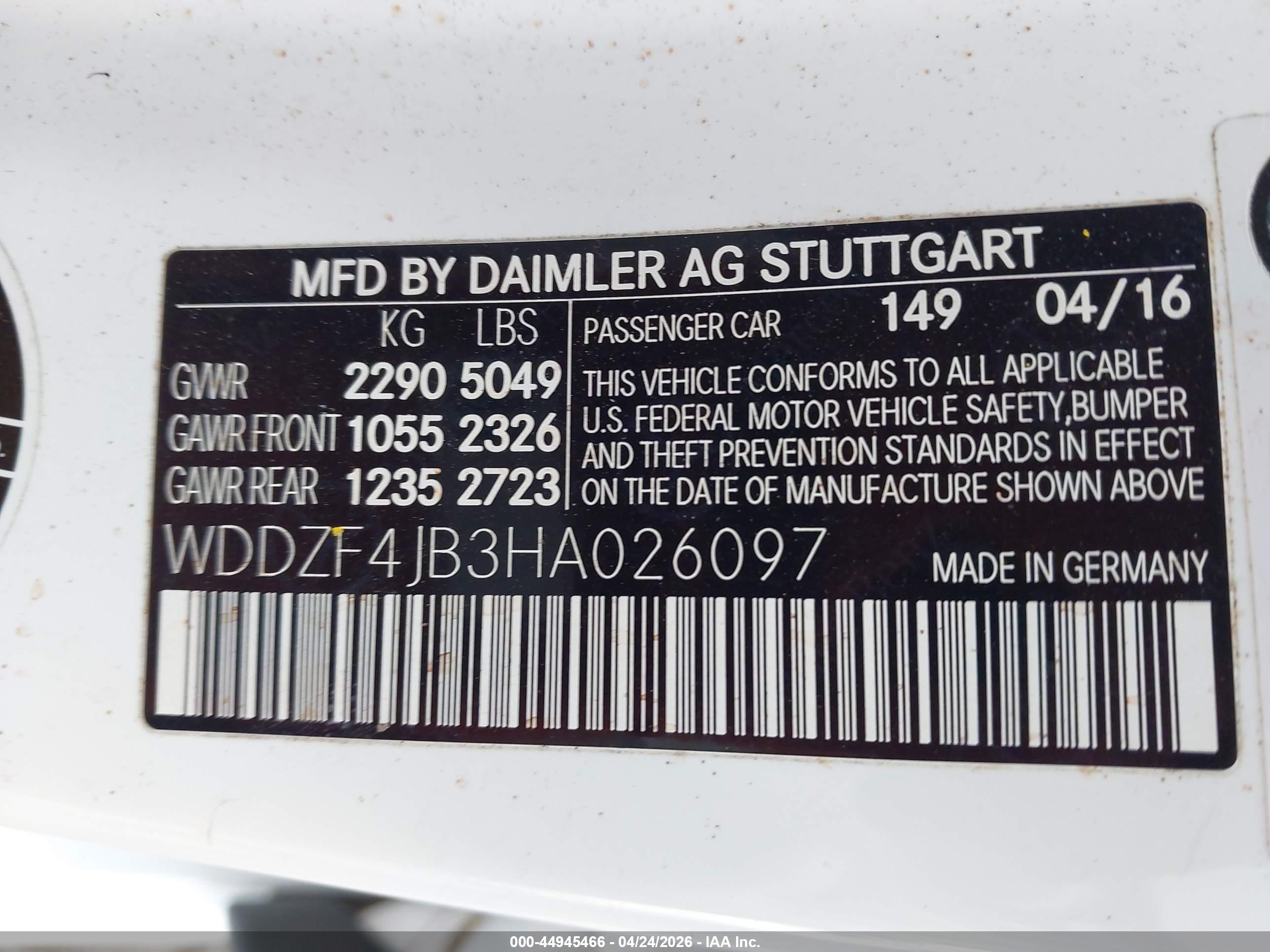 2017 Mercedes-benz E 300   White vin: WDDZF4JB3HA026097