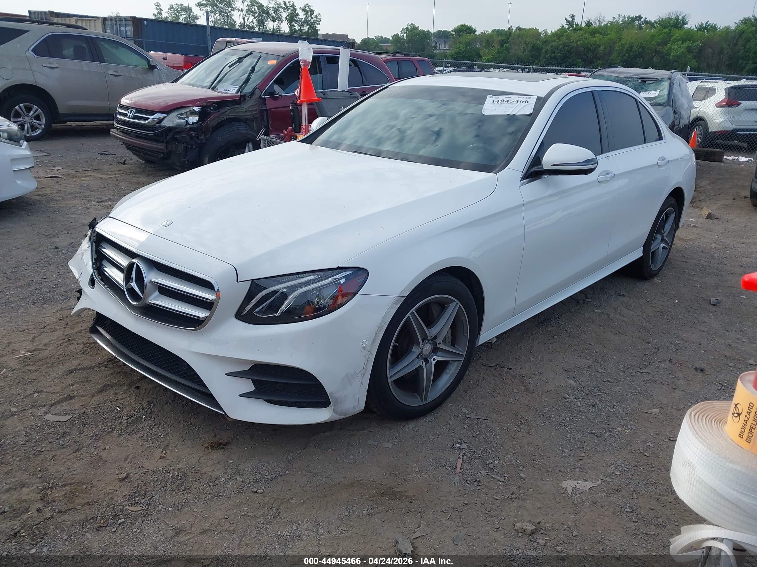 2017 Mercedes-benz E 300   White vin: WDDZF4JB3HA026097