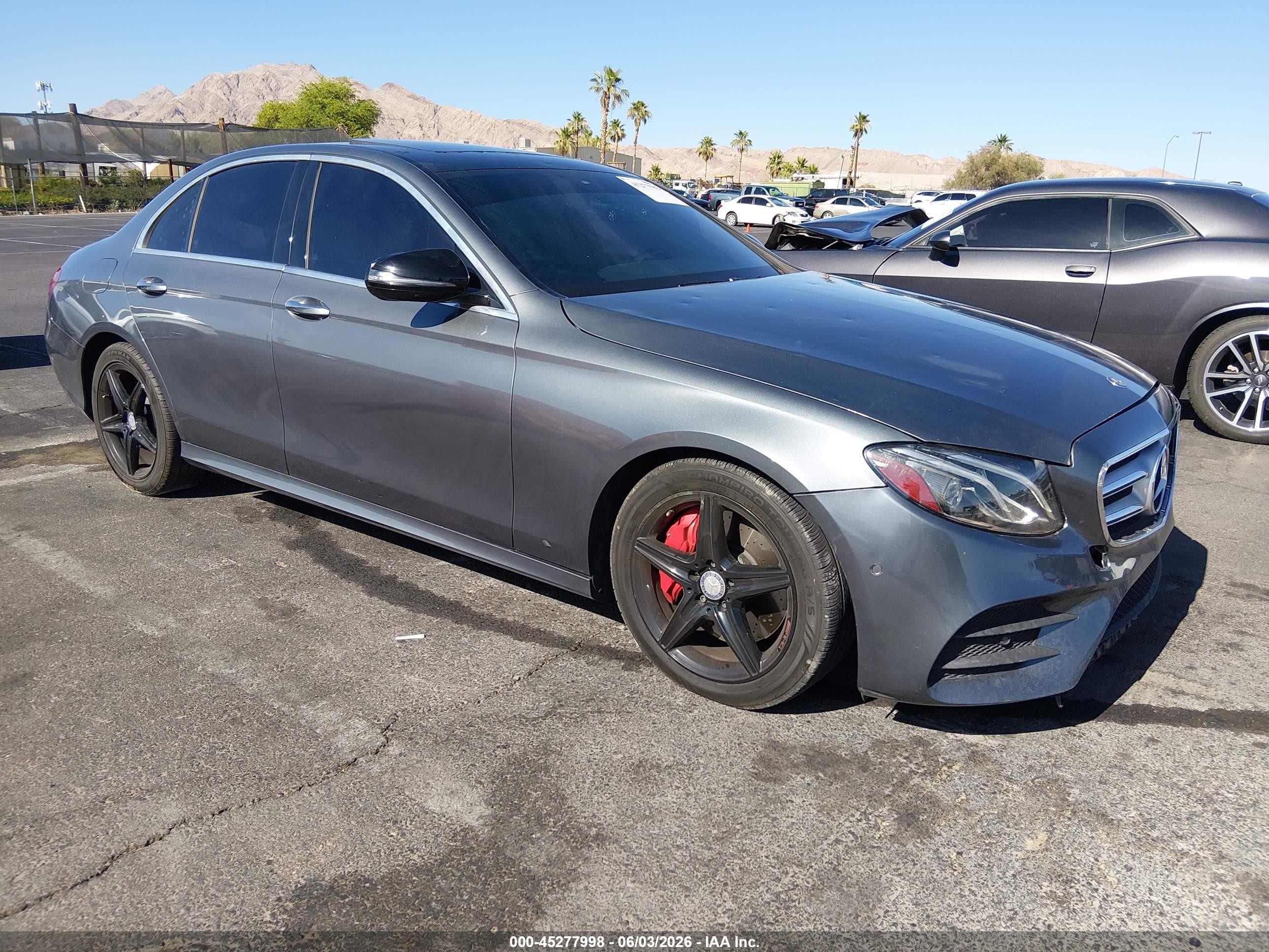 2017 Mercedes-benz E 300   Серый vin: WDDZF4JB4HA024732