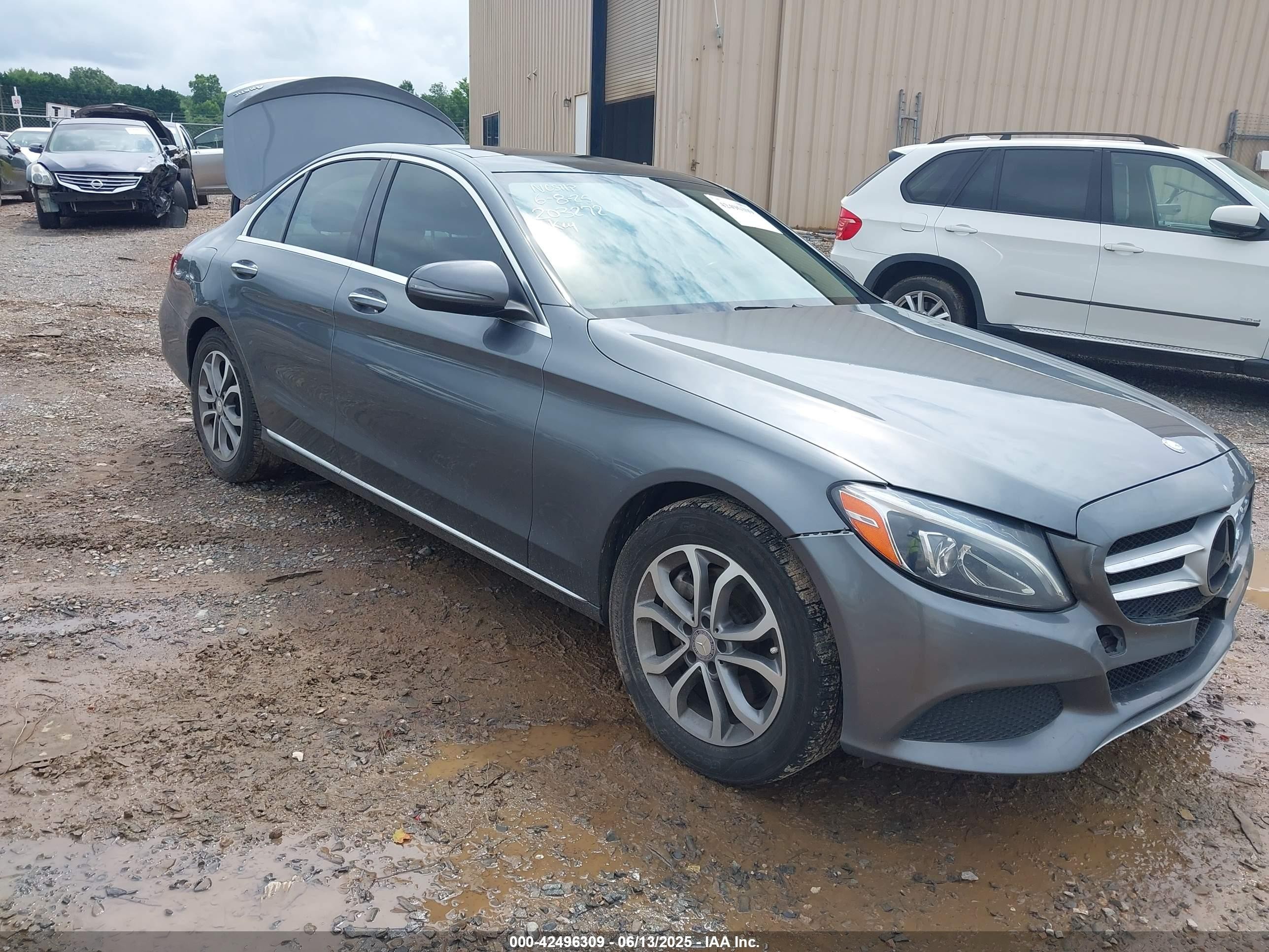 2017 Mercedes-benz C 300   Gray vin: 55SWF4KB2HU203272