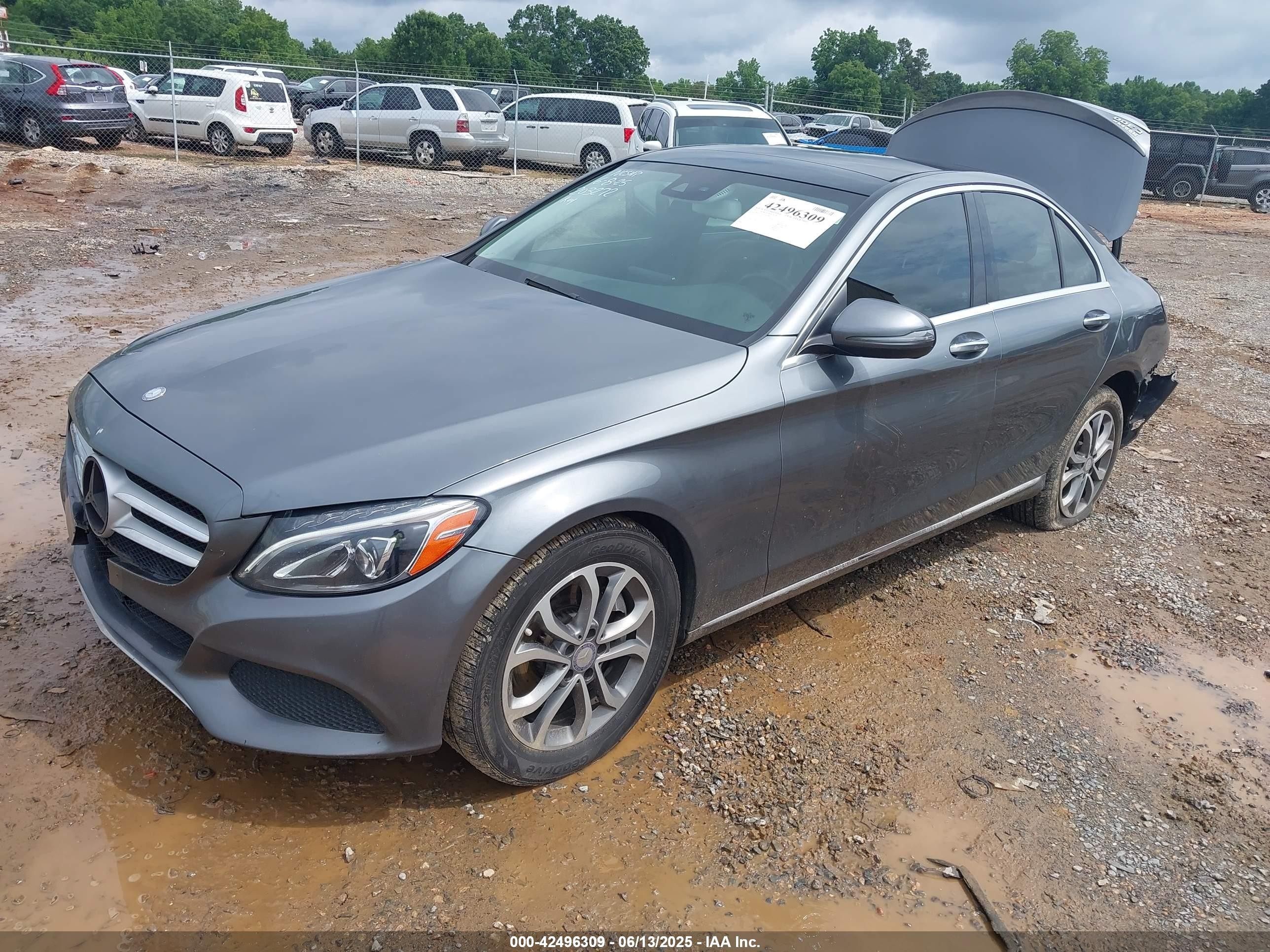 2017 Mercedes-benz C 300   Gray vin: 55SWF4KB2HU203272