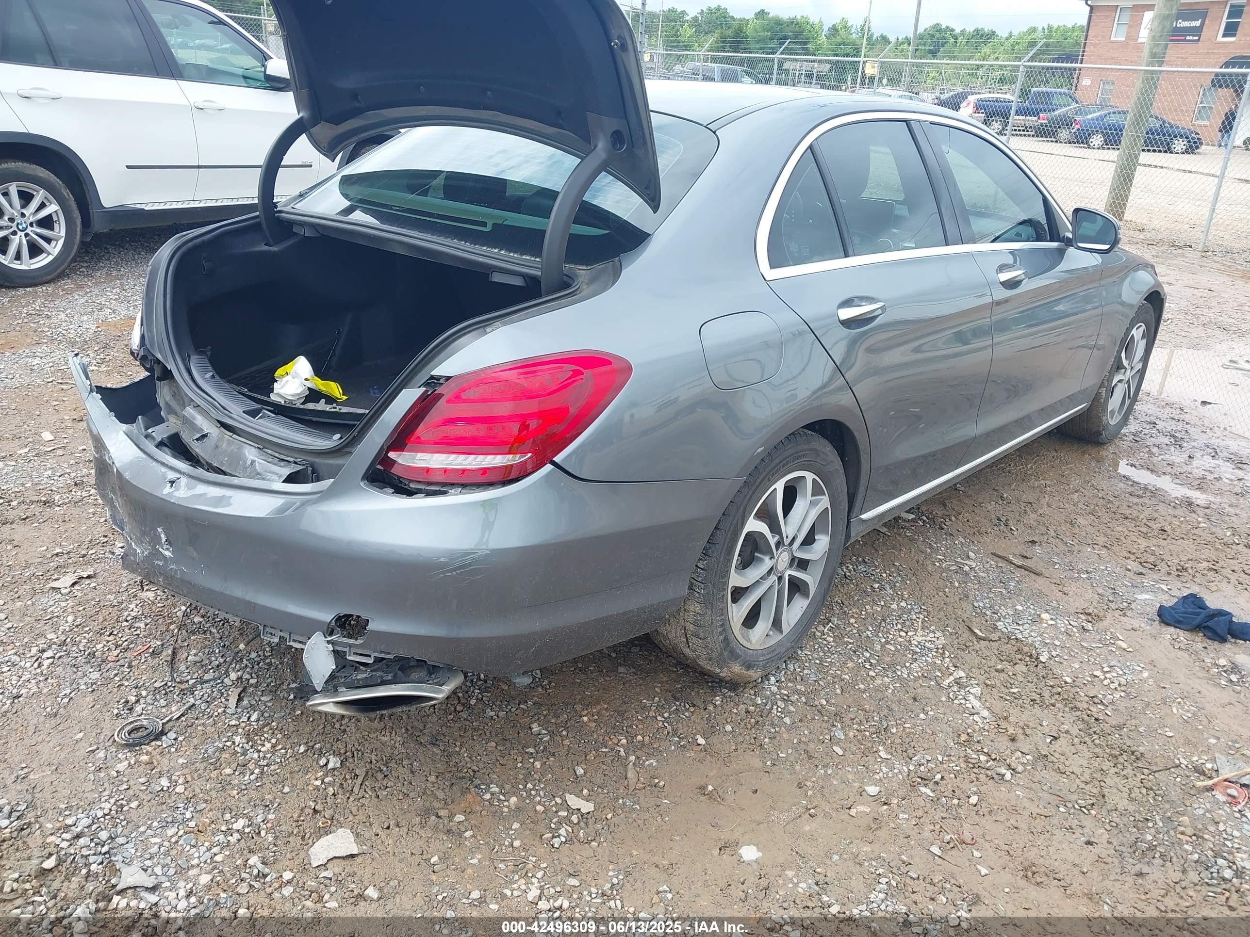 2017 Mercedes-benz C 300   Gray vin: 55SWF4KB2HU203272