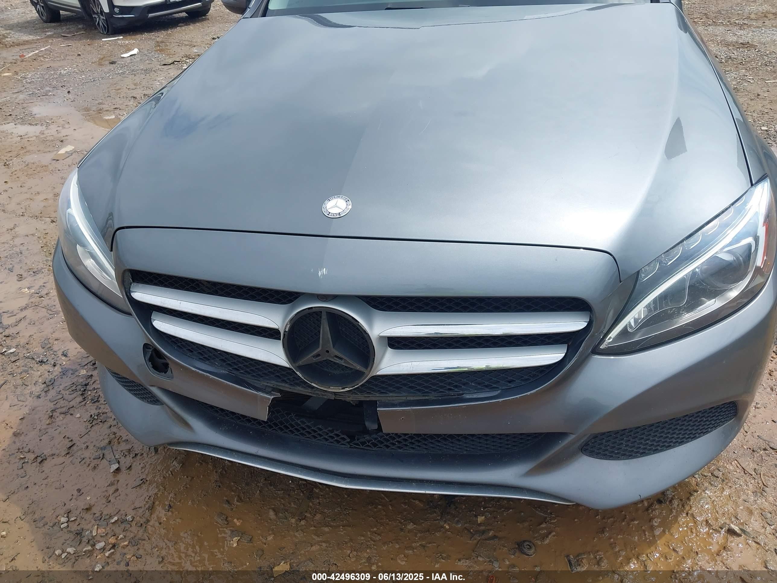 2017 Mercedes-benz C 300   Gray vin: 55SWF4KB2HU203272