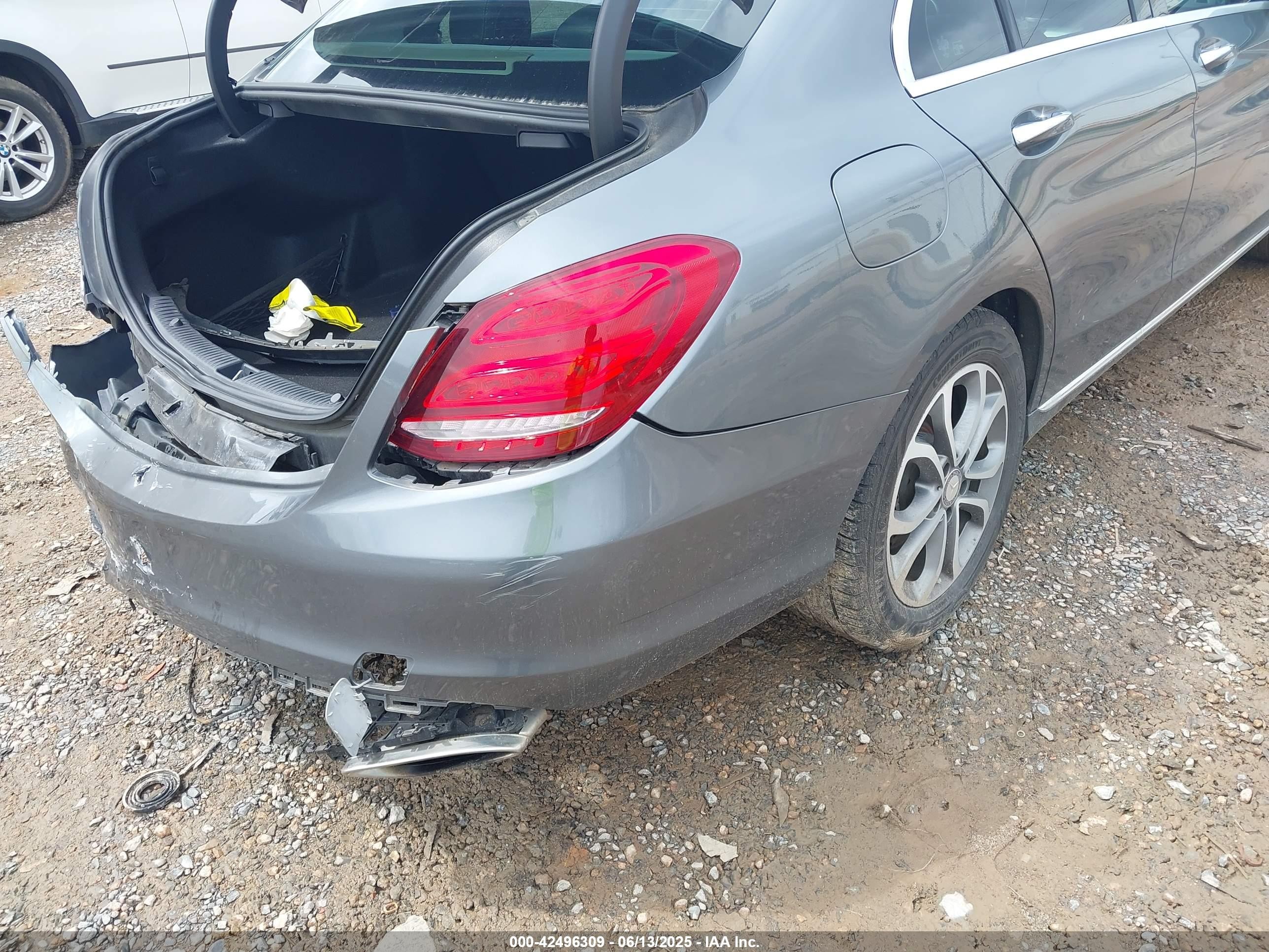 2017 Mercedes-benz C 300   Gray vin: 55SWF4KB2HU203272