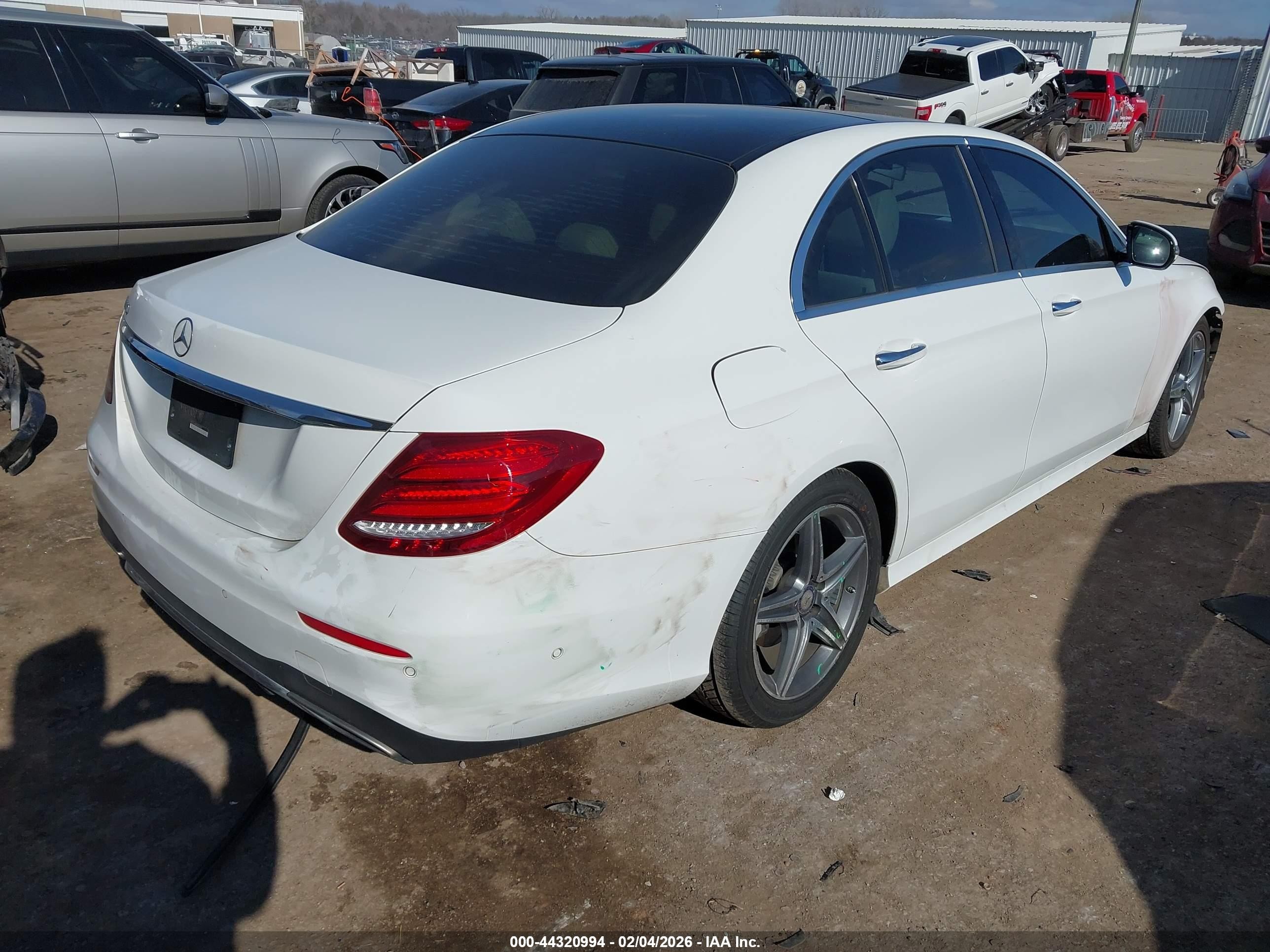 2017 Mercedes-benz E 300   White vin: WDDZF4JB5HA027607
