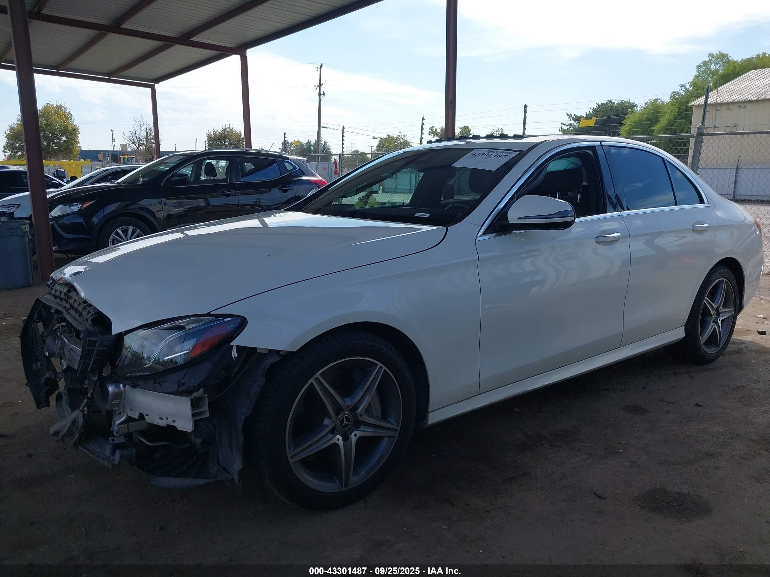 2018 Mercedes-benz E 300   White vin: WDDZF4JB5JA388115