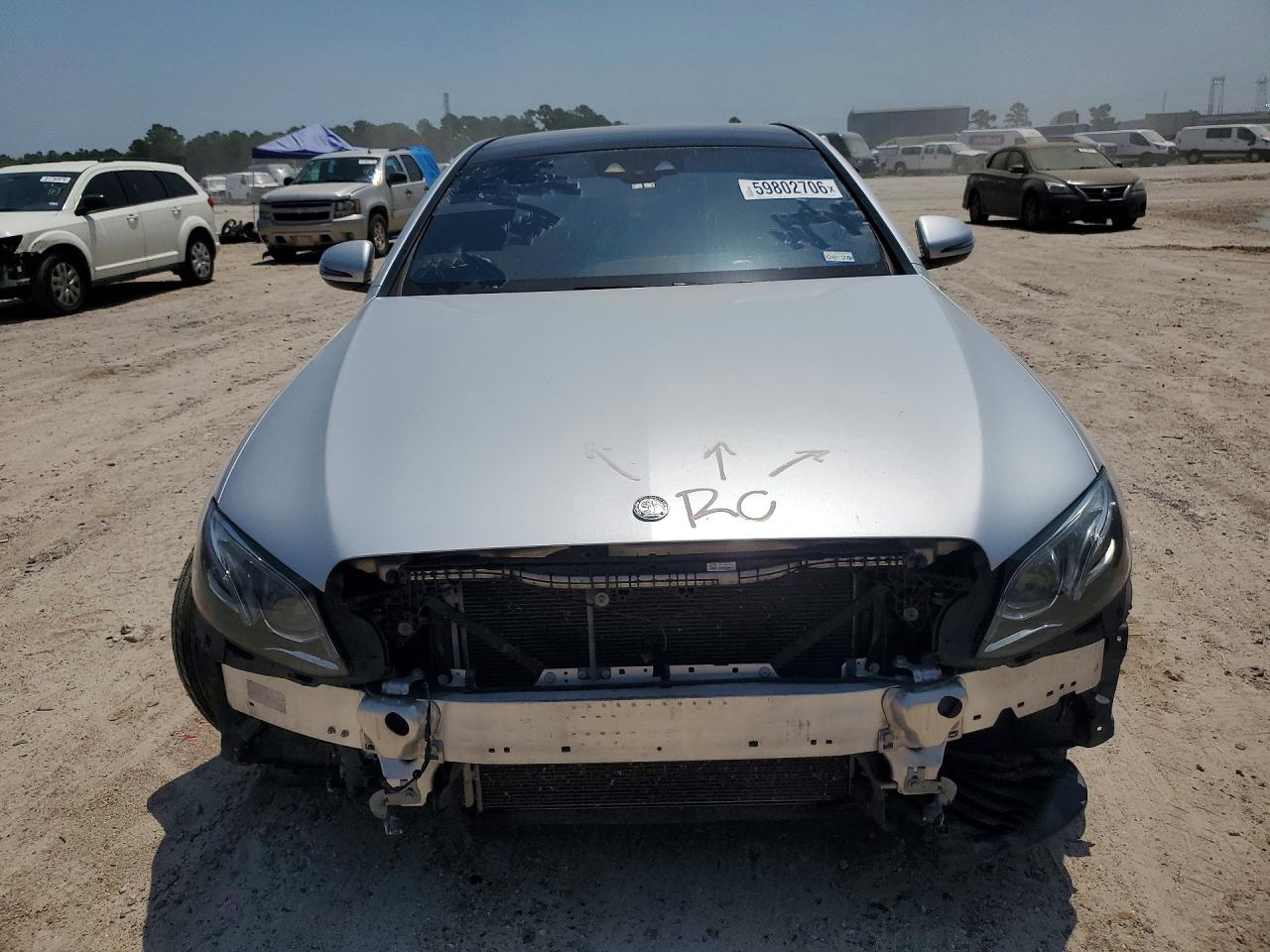 2018 Mercedes-benz E 300 Silver vin: WDDZF4JB9JA354386