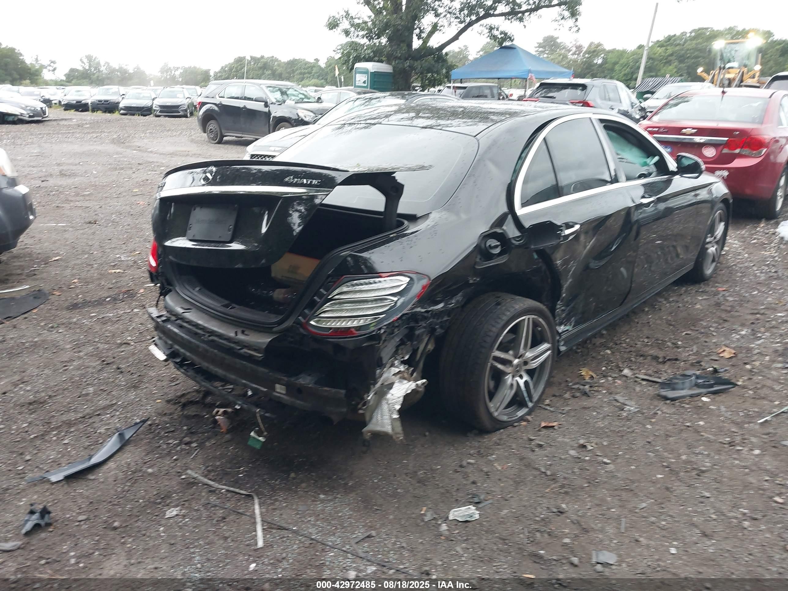 2018 Mercedes-benz E 300 4matic Black vin: WDDZF4KB0JA450616
