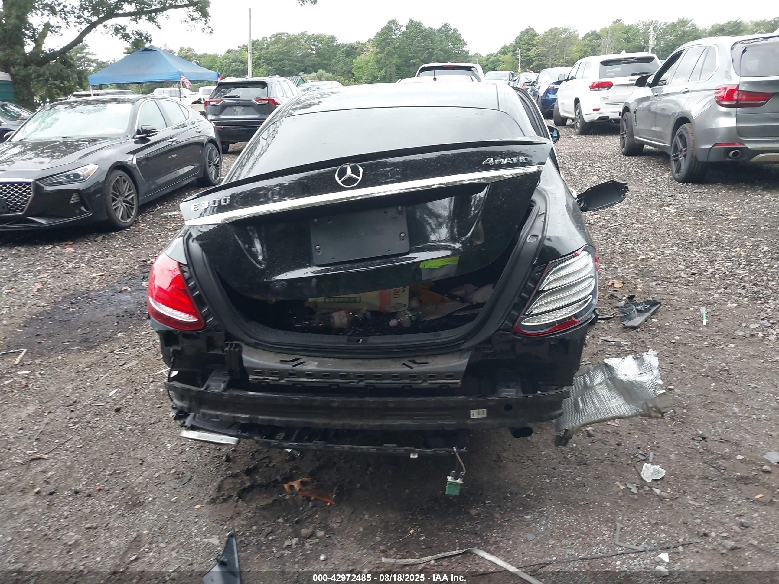 2018 Mercedes-benz E 300 4matic Black vin: WDDZF4KB0JA450616