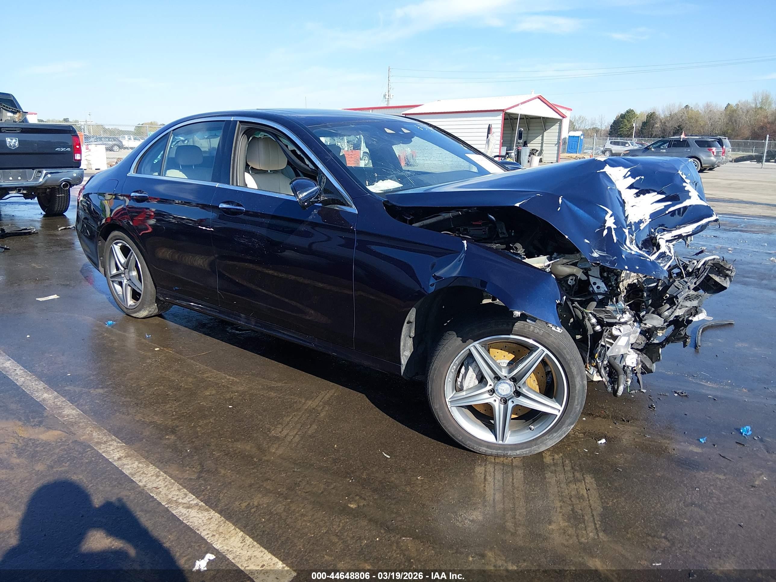 2017 Mercedes-benz E 300 4matic Dark Blue vin: WDDZF4KB1HA063423